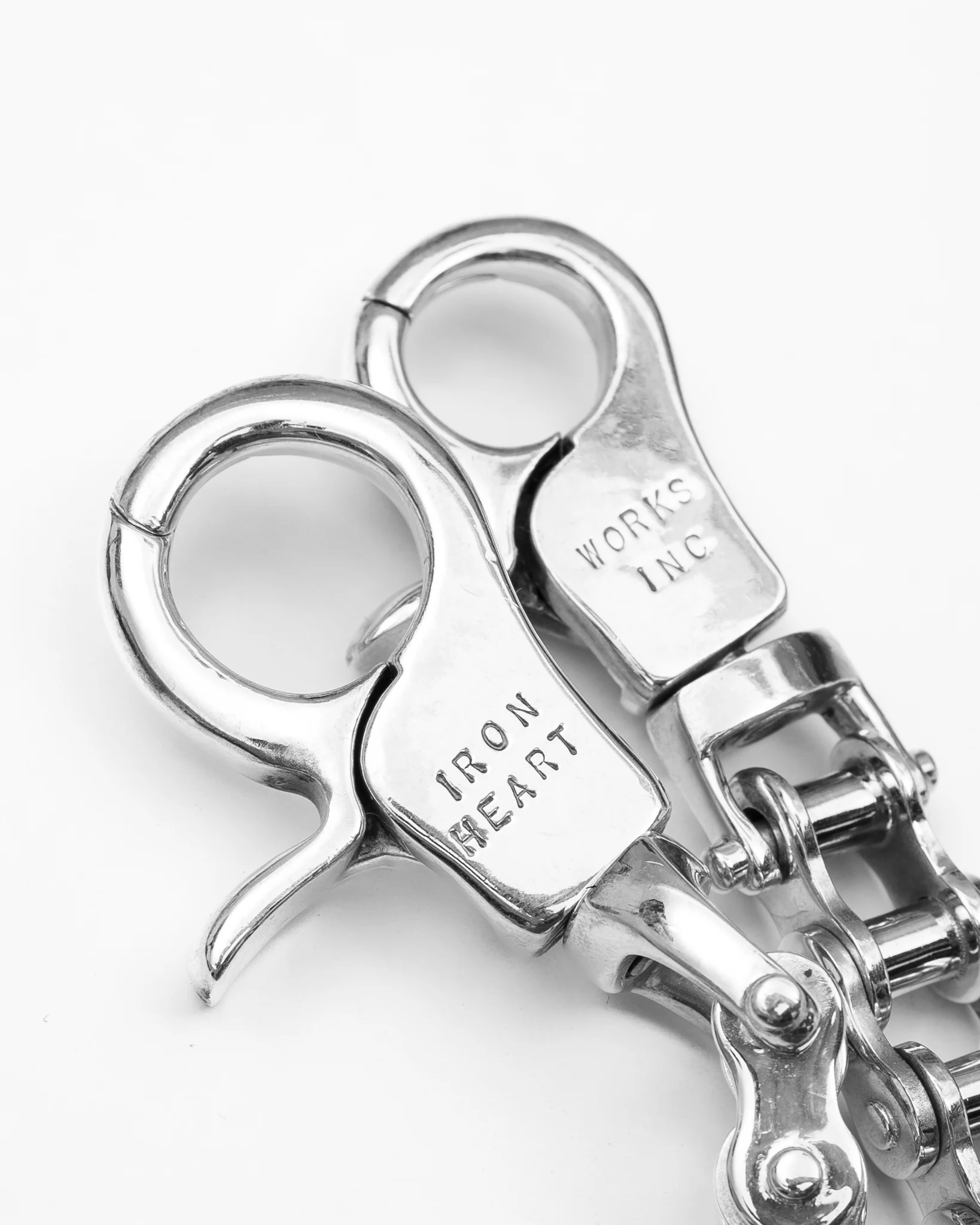 "Motorcycle Chain" Wallet Chain - Sterling Silver