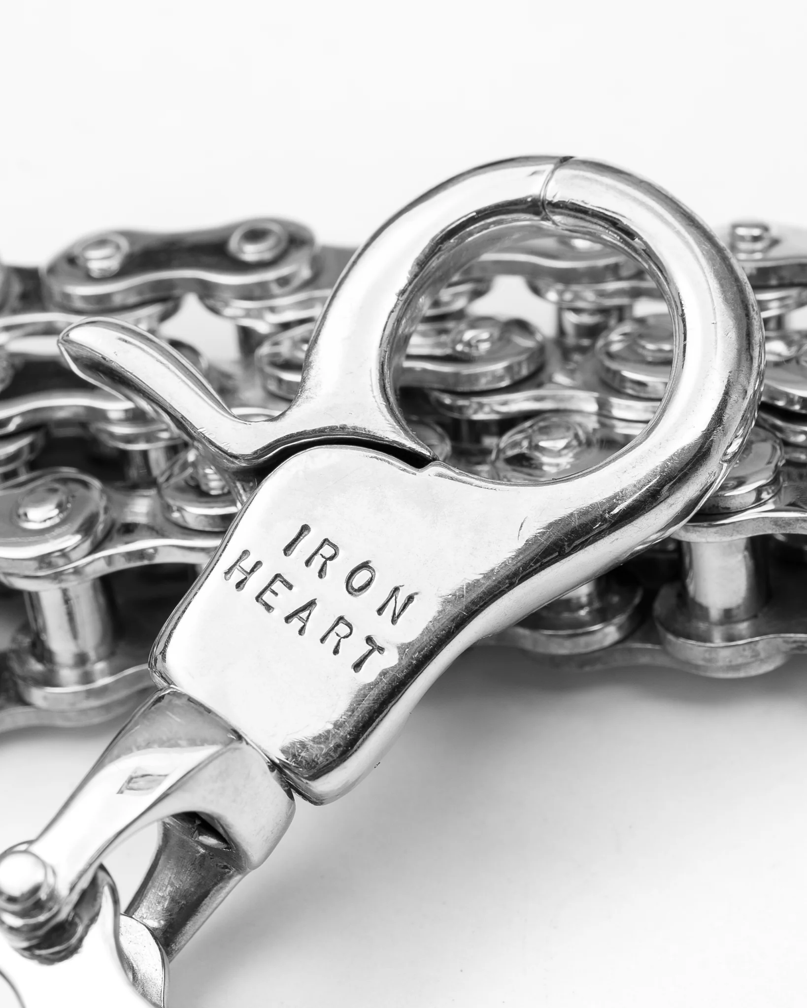 "Motorcycle Chain" Wallet Chain - Sterling Silver