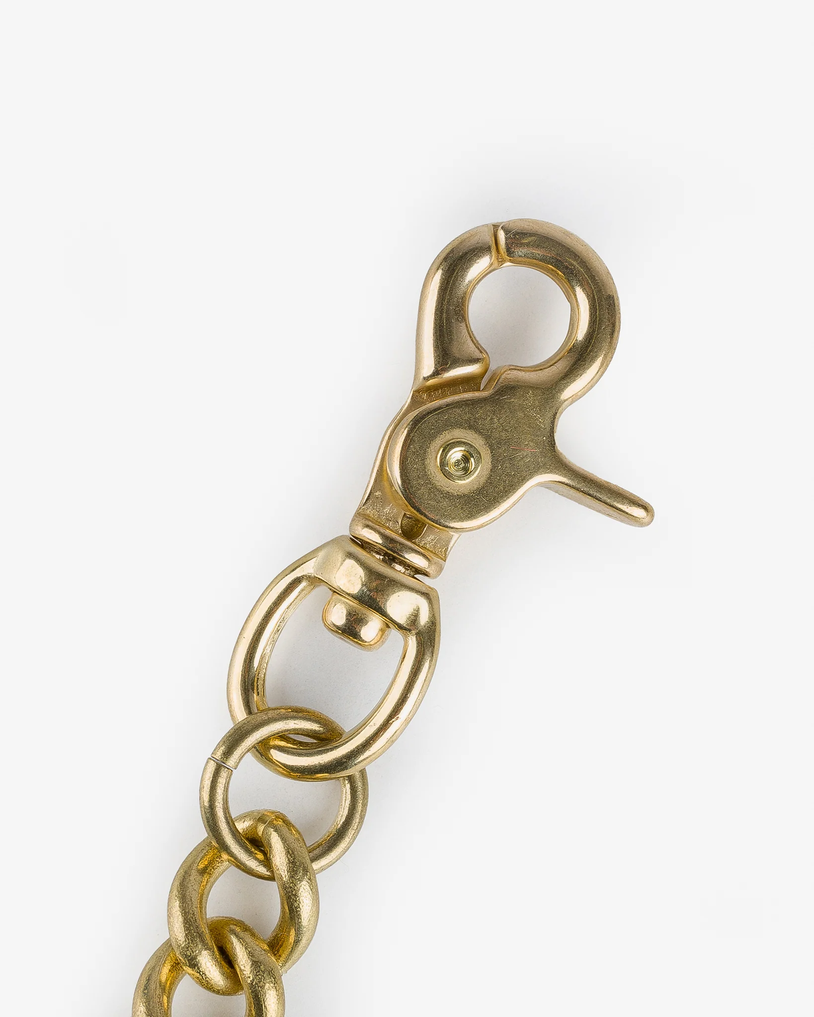 Wallet Chain with Hook and Rings - Brass