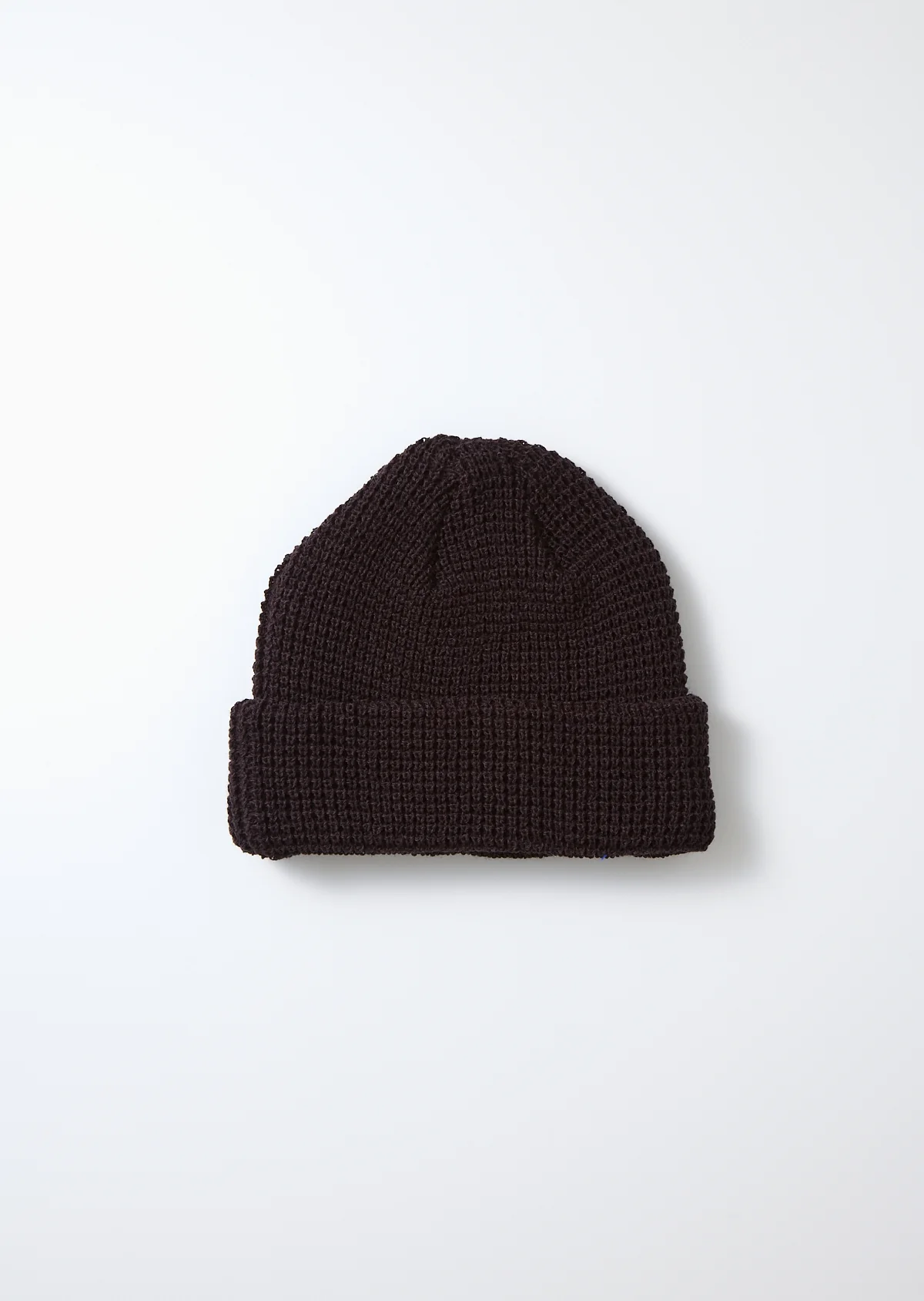 1132-rototo-cotton-waffle-knit-watch-cap-black-1.webp ROTOTO - Cotton Waffle Knit Watch Cap - Black