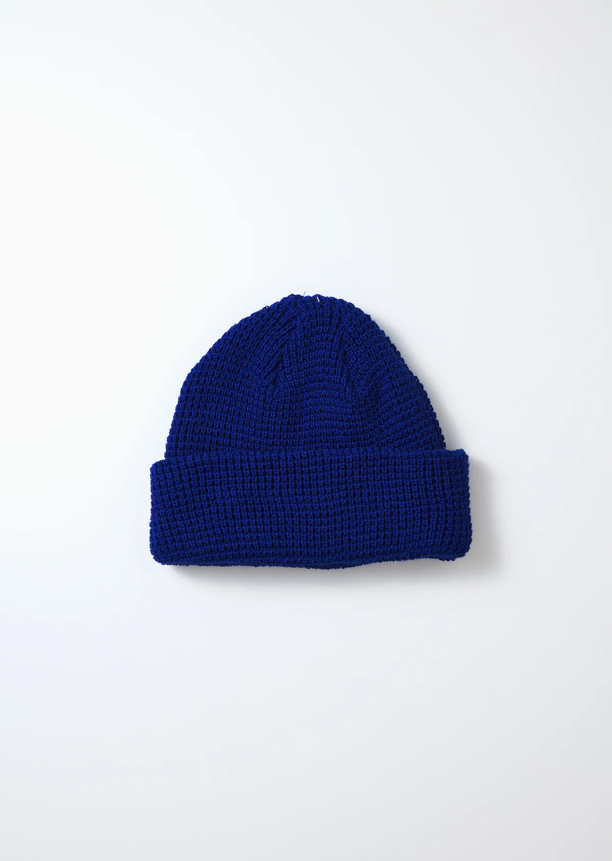 1139-rototo-cotton-waffle-knit-watch-cap-royal-blue-1.webp ROTOTO - Cotton Waffle Knit Watch Cap - Royal Blue