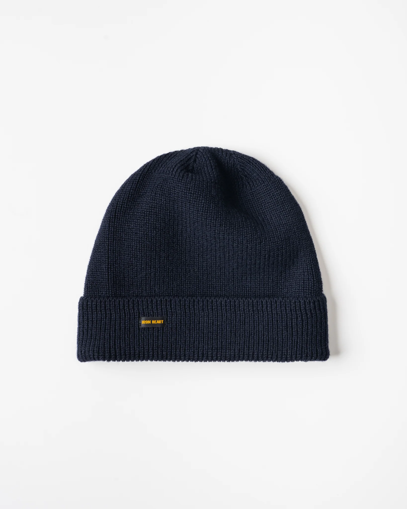 1165-100-wool-ribbed-beanie-navy-1.webp 100% Wool Ribbed Beanie - Navy