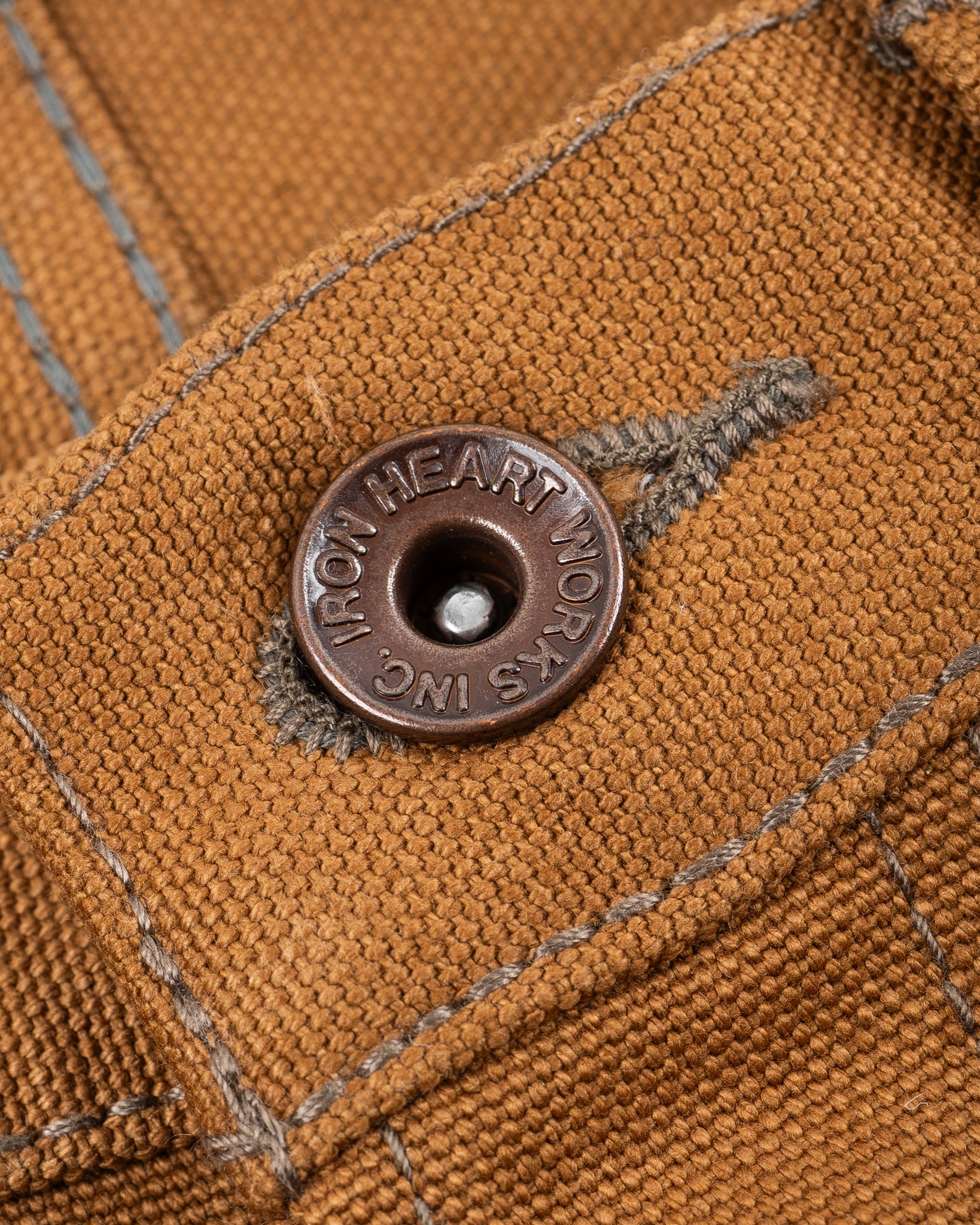 17oz Duck Slim Cut Jeans - Brown