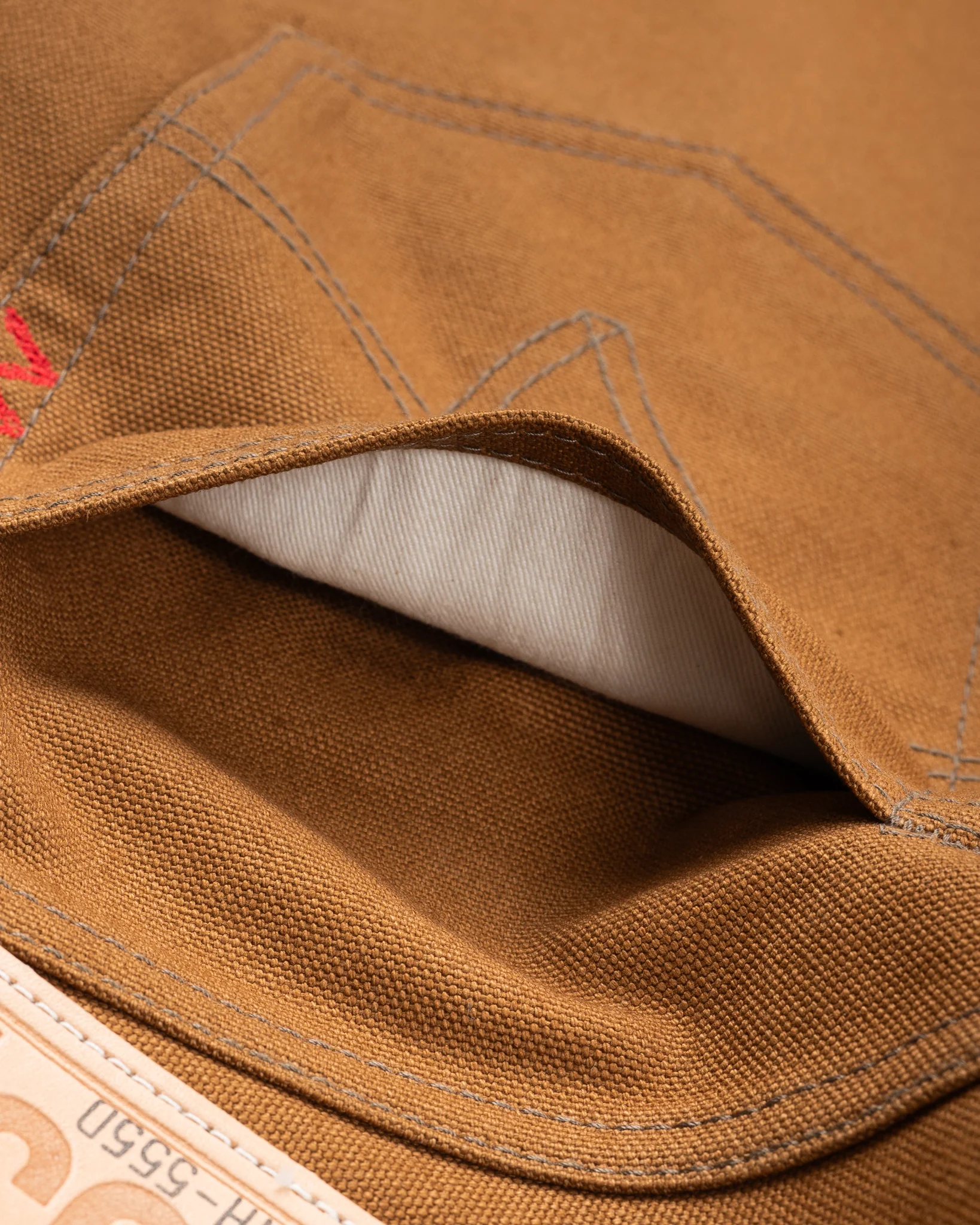 17oz Duck Slim Cut Jeans - Brown