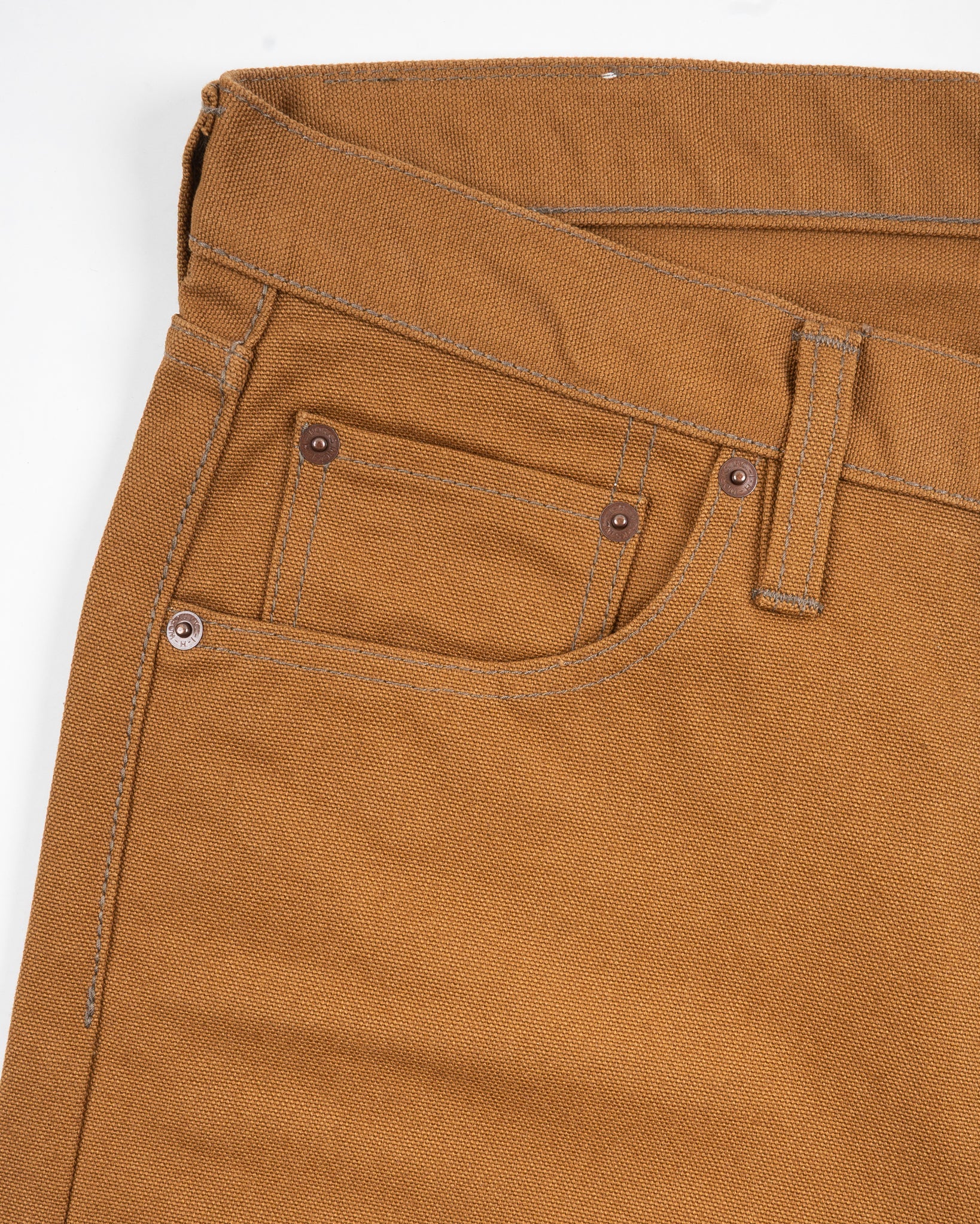 17oz Duck Slim Cut Jeans - Brown