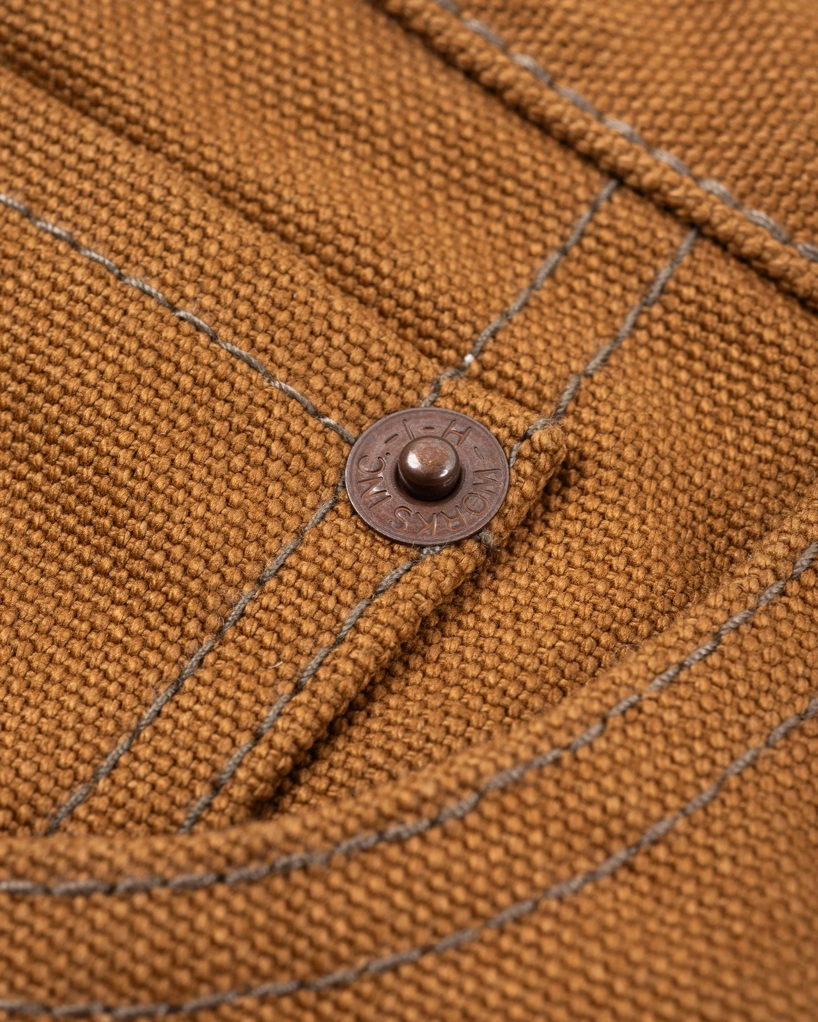 17oz Duck Slim Cut Jeans - Brown
