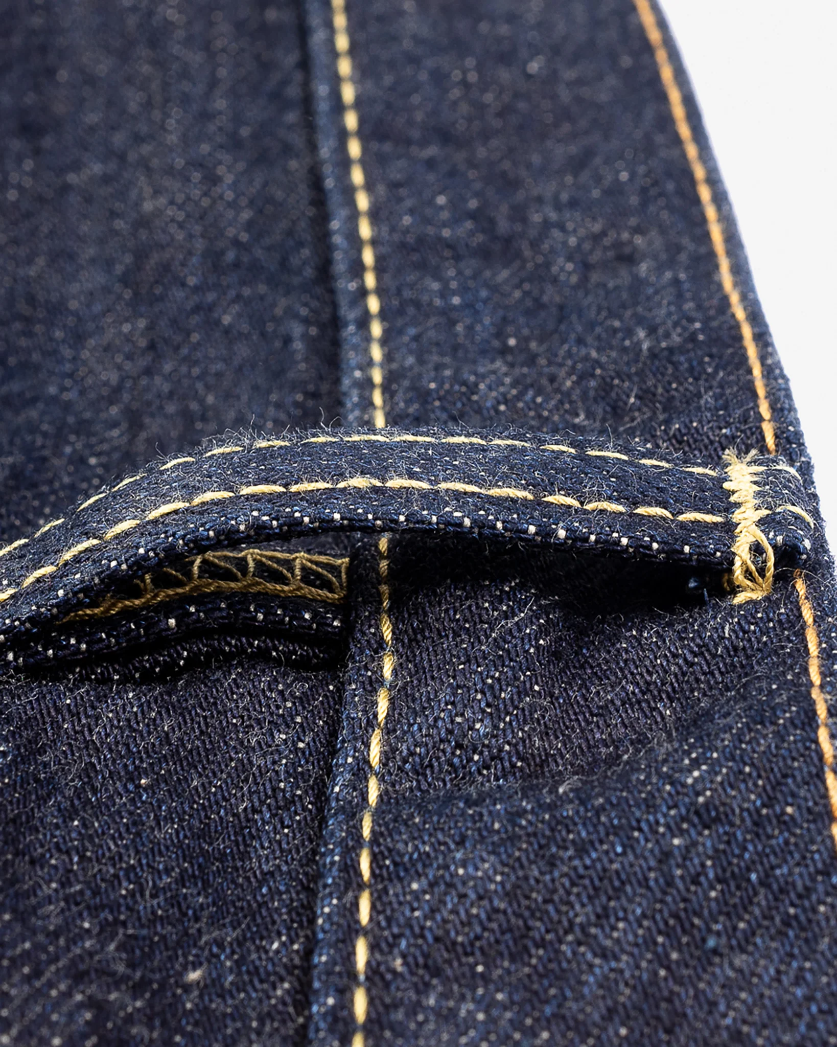 17oz Selvedge Denim Slim Cut Jeans - Natural Indigo