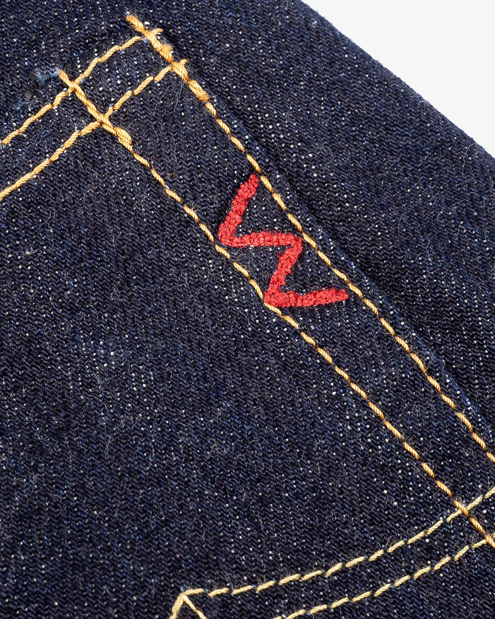 17oz Selvedge Denim Slim Cut Jeans - Natural Indigo
