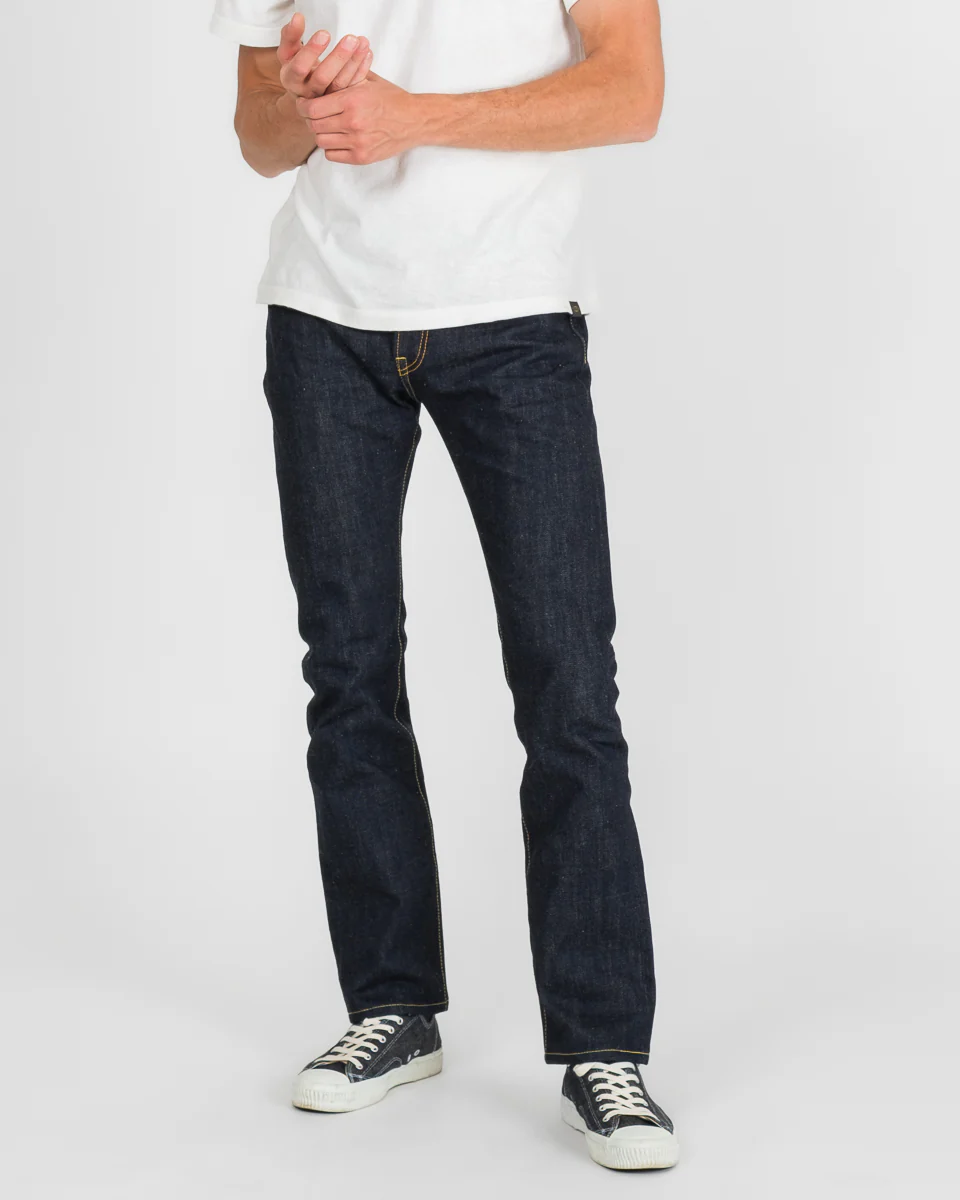 17oz Selvedge Denim Slim Cut Jeans - Natural Indigo