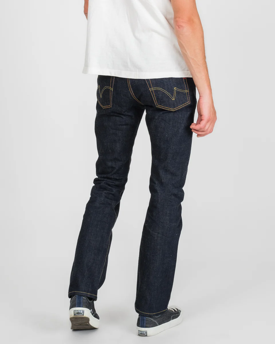 17oz Selvedge Denim Slim Cut Jeans - Natural Indigo