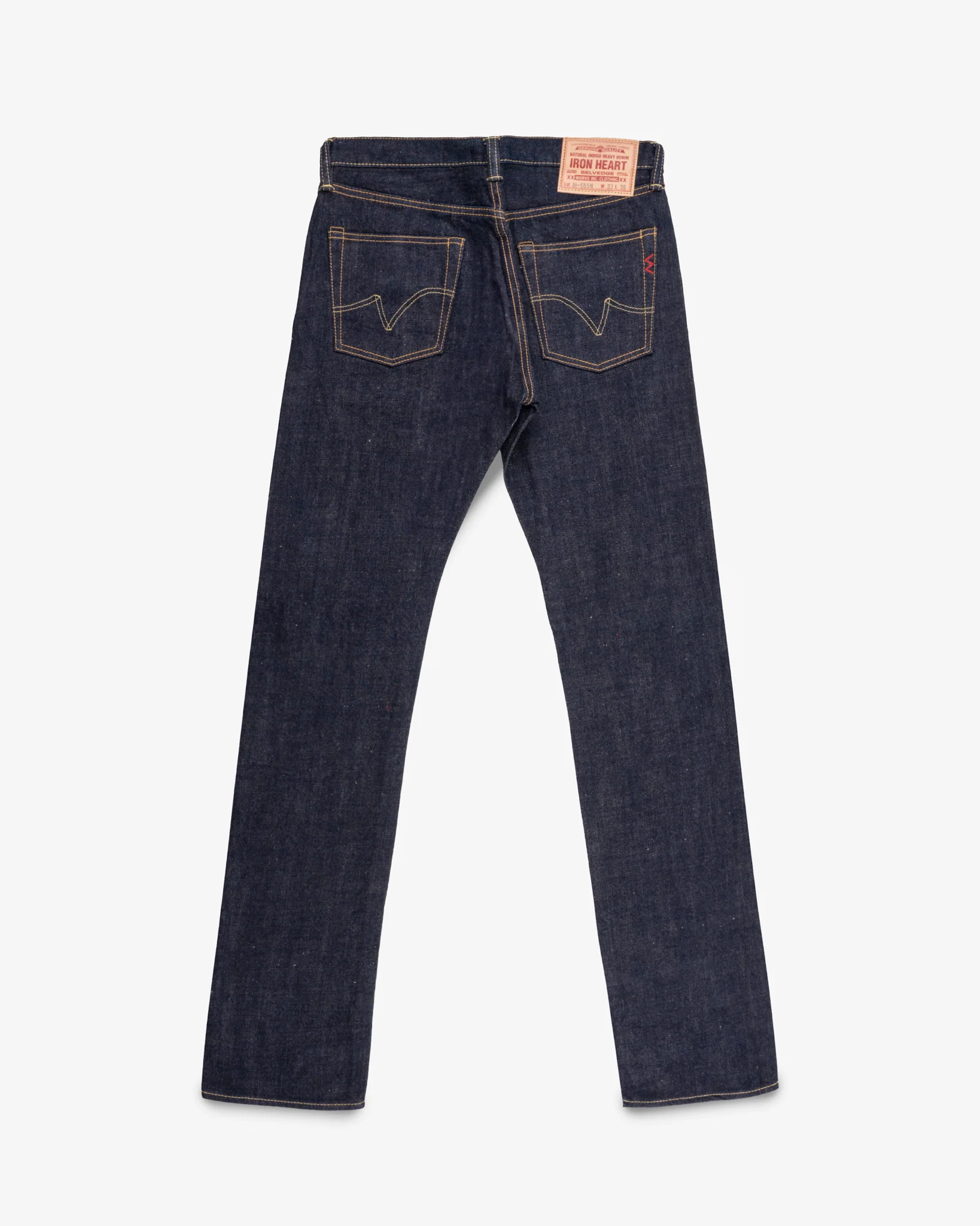 17oz Selvedge Denim Slim Cut Jeans - Natural Indigo
