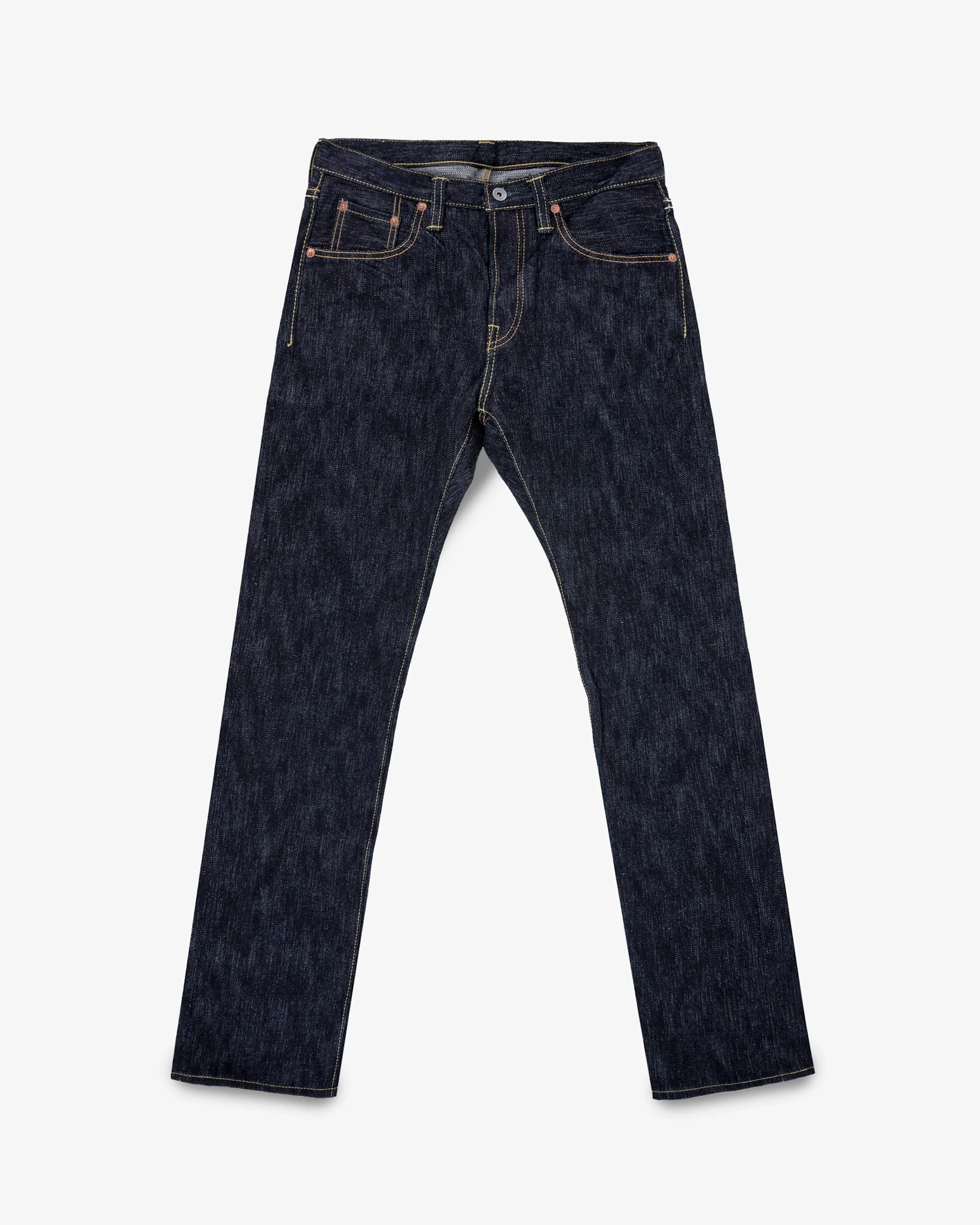 16oz Slubby Selvedge Denim Slim Cut Jeans - Indigo