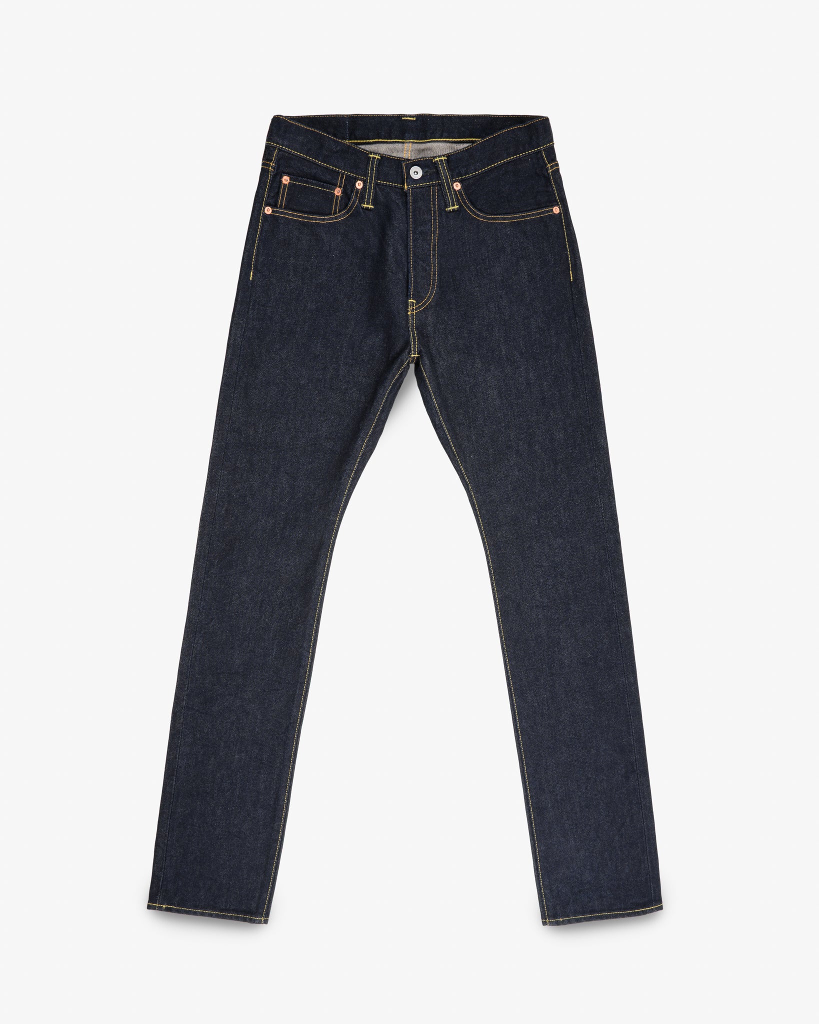 14oz Selvedge Denim Slim Cut Jeans - Indigo