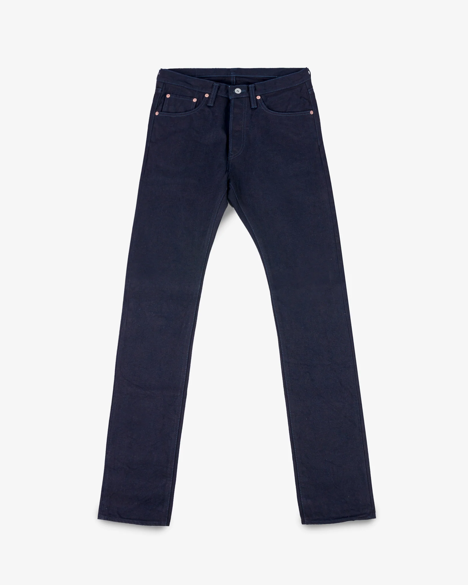 14oz Selvedge Denim Slim Cut Jeans - Indigo/Indigo