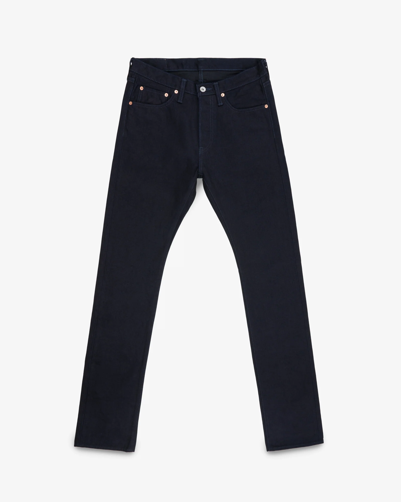 14oz Selvedge Denim Slim Cut  Jeans - Indigo/Black