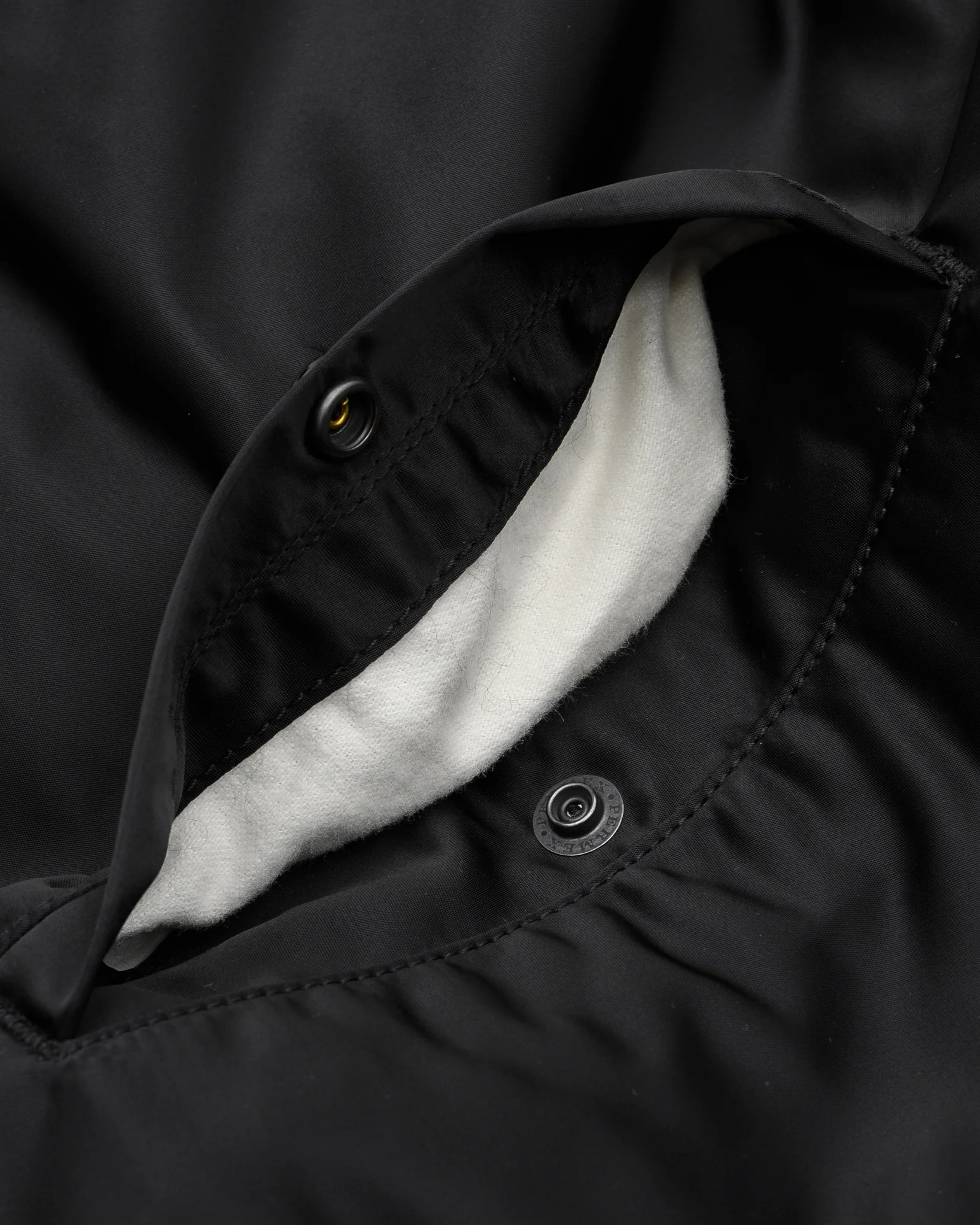 4.8oz Nylon Coach Jacket - Black - No Patch