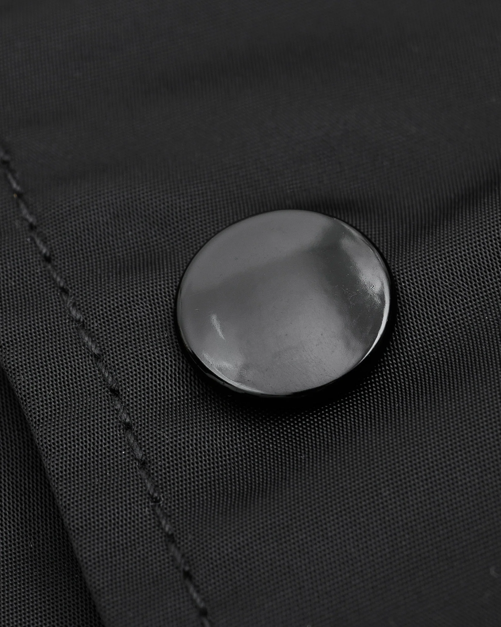 4.8oz Nylon Coach Jacket - Black - No Patch