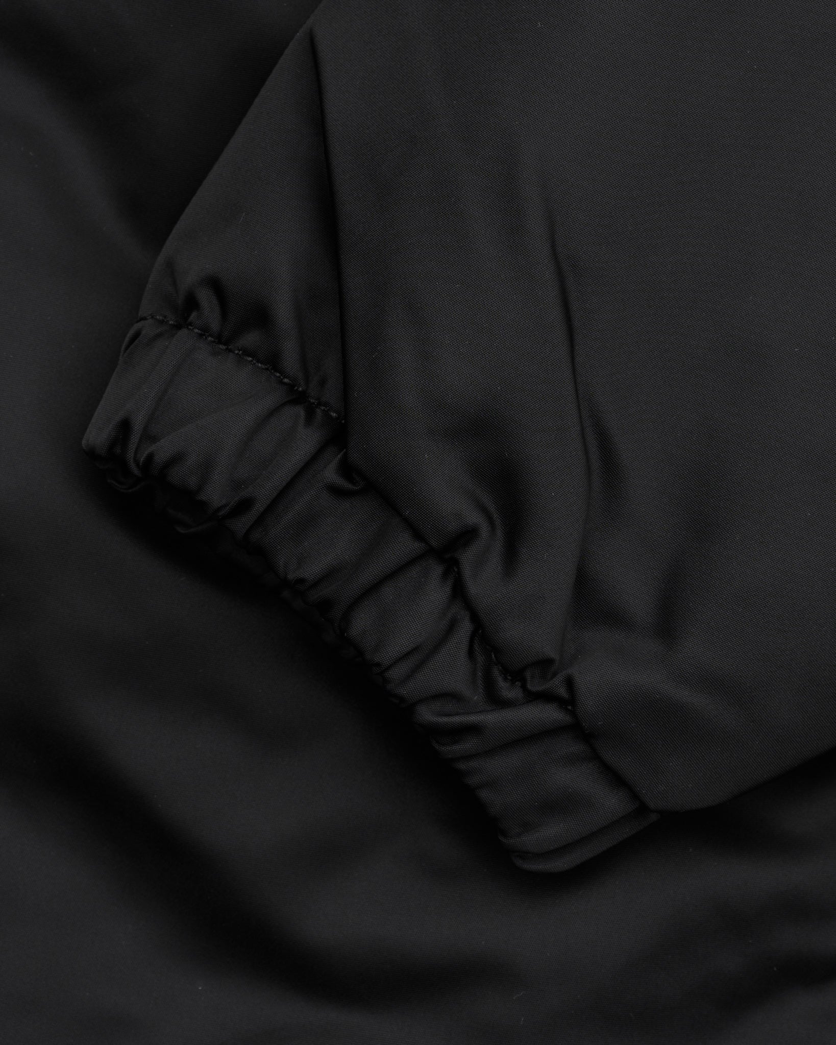 4.8oz Nylon Coach Jacket - Black - No Patch