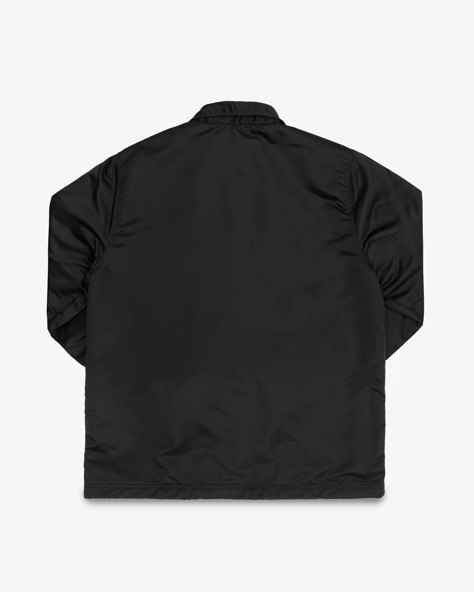 4.8oz Nylon Coach Jacket - Black - No Patch