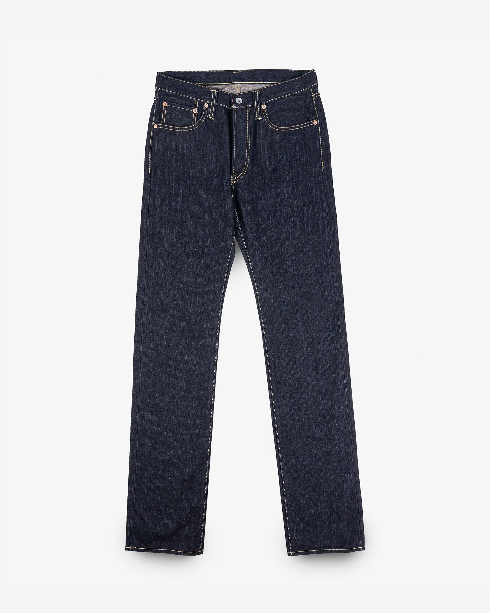 2153-14oz-broken-twill-selvedge-denim-slim-straight-cut-jeans-indigo-1.webp 14oz Broken Twill Selvedge Denim Slim Straight Cut Jeans - Indigo