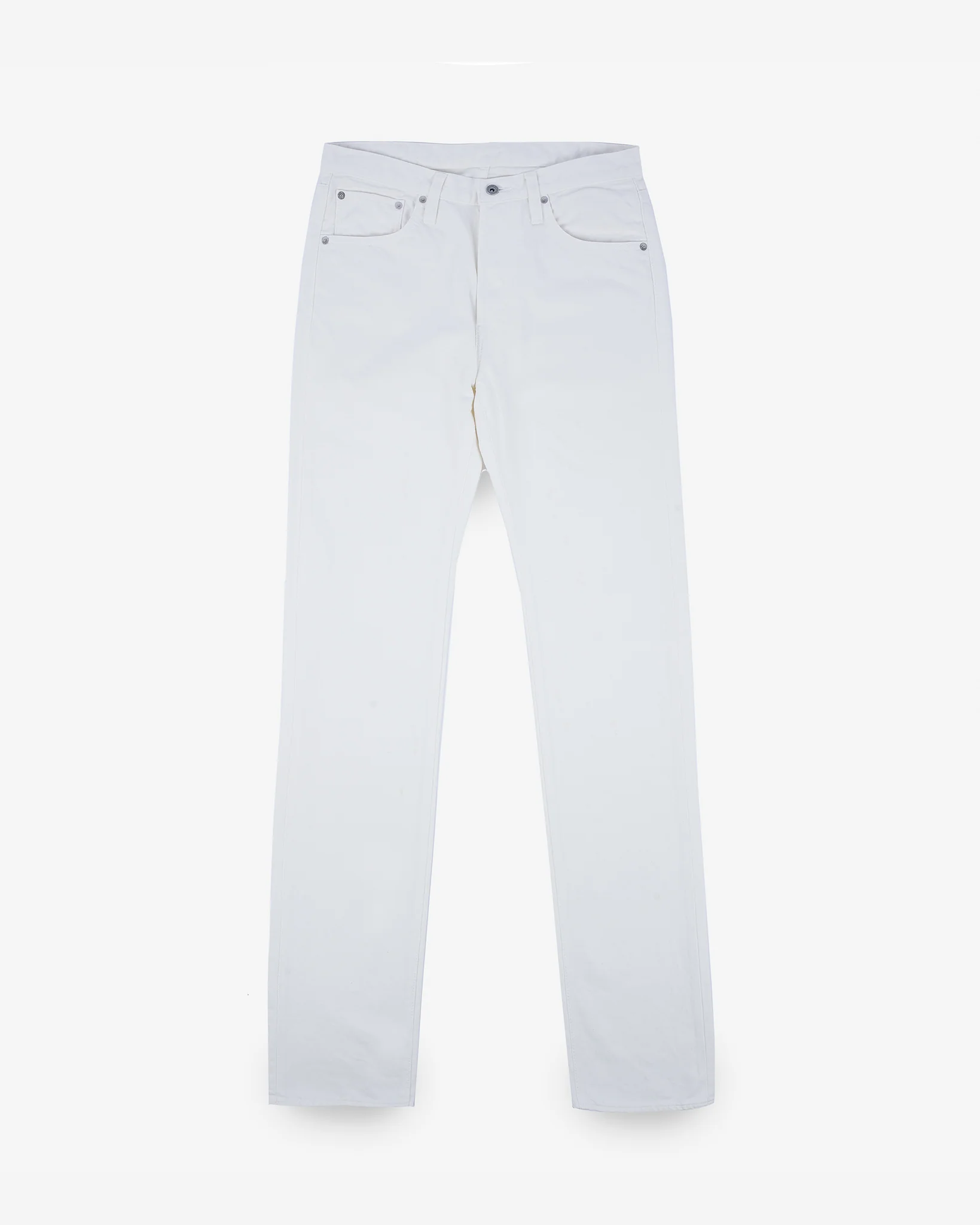 2181-13.5oz-denim-slim-straight-cut-jeans-white-1.webp 13.5oz Denim Slim Straight Cut Jeans - White