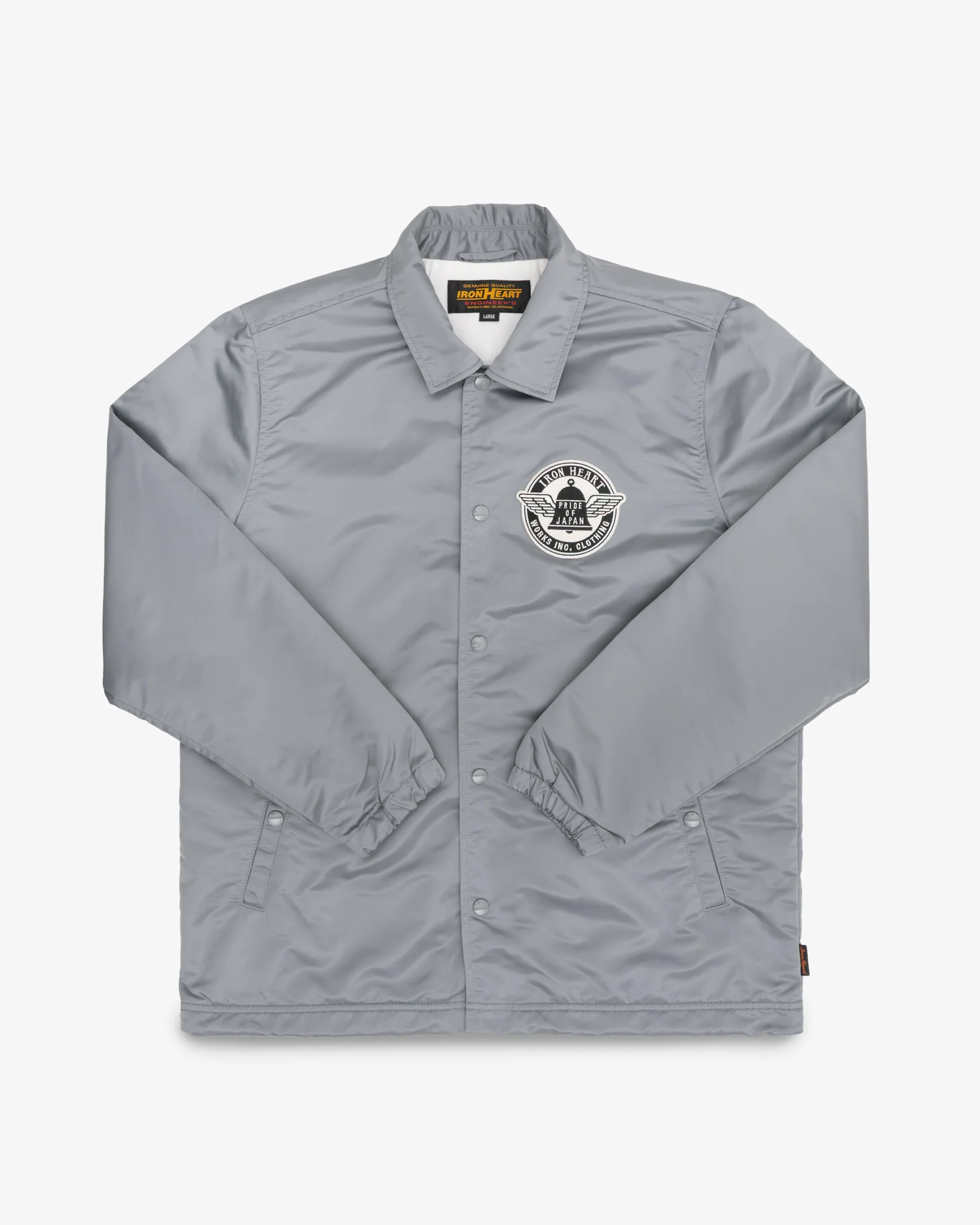 4.8oz Nylon Coach Jacket - Grey