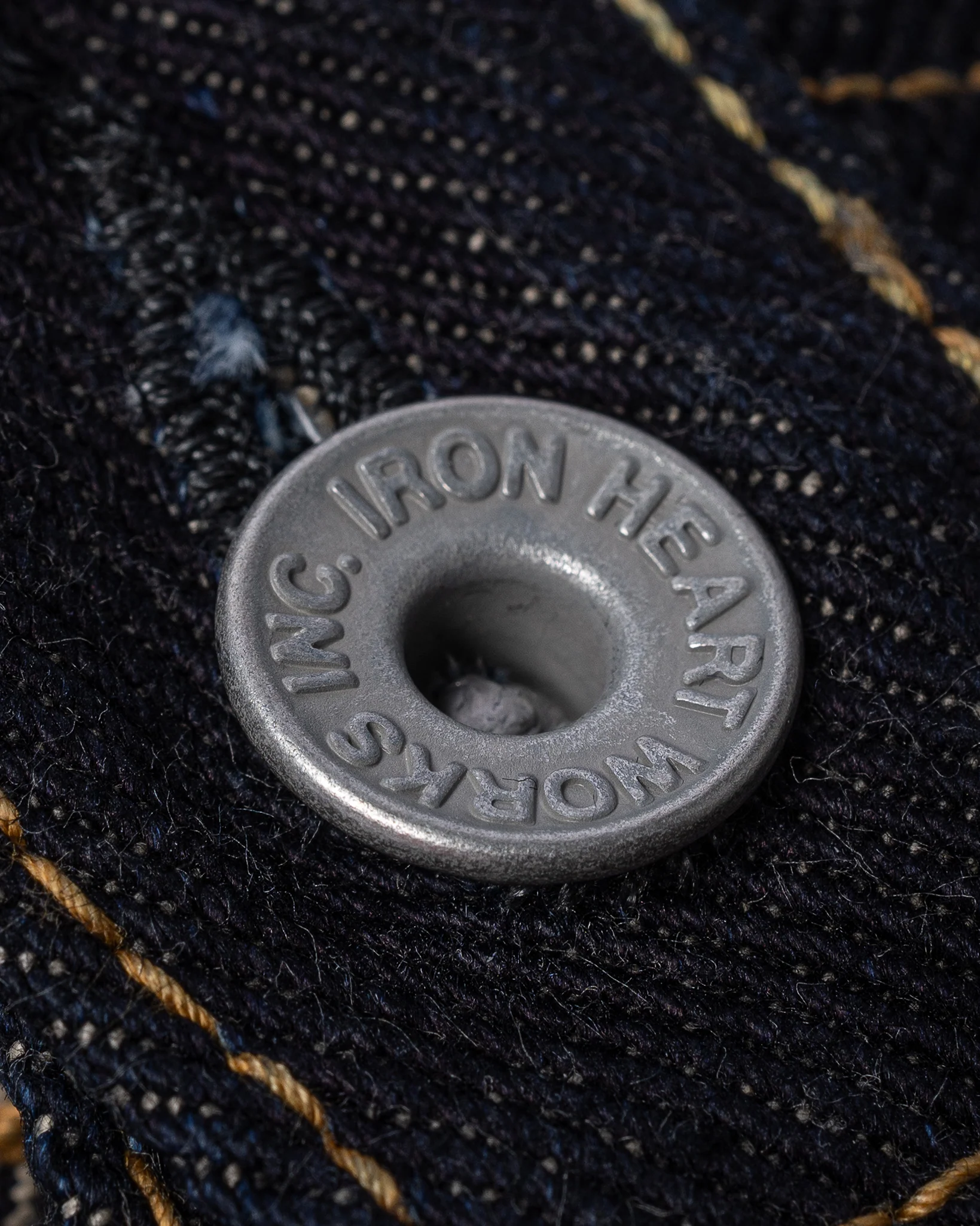 19oz Left Hand Twill Selvedge Denim Slim Tapered Cut Jeans - Indigo