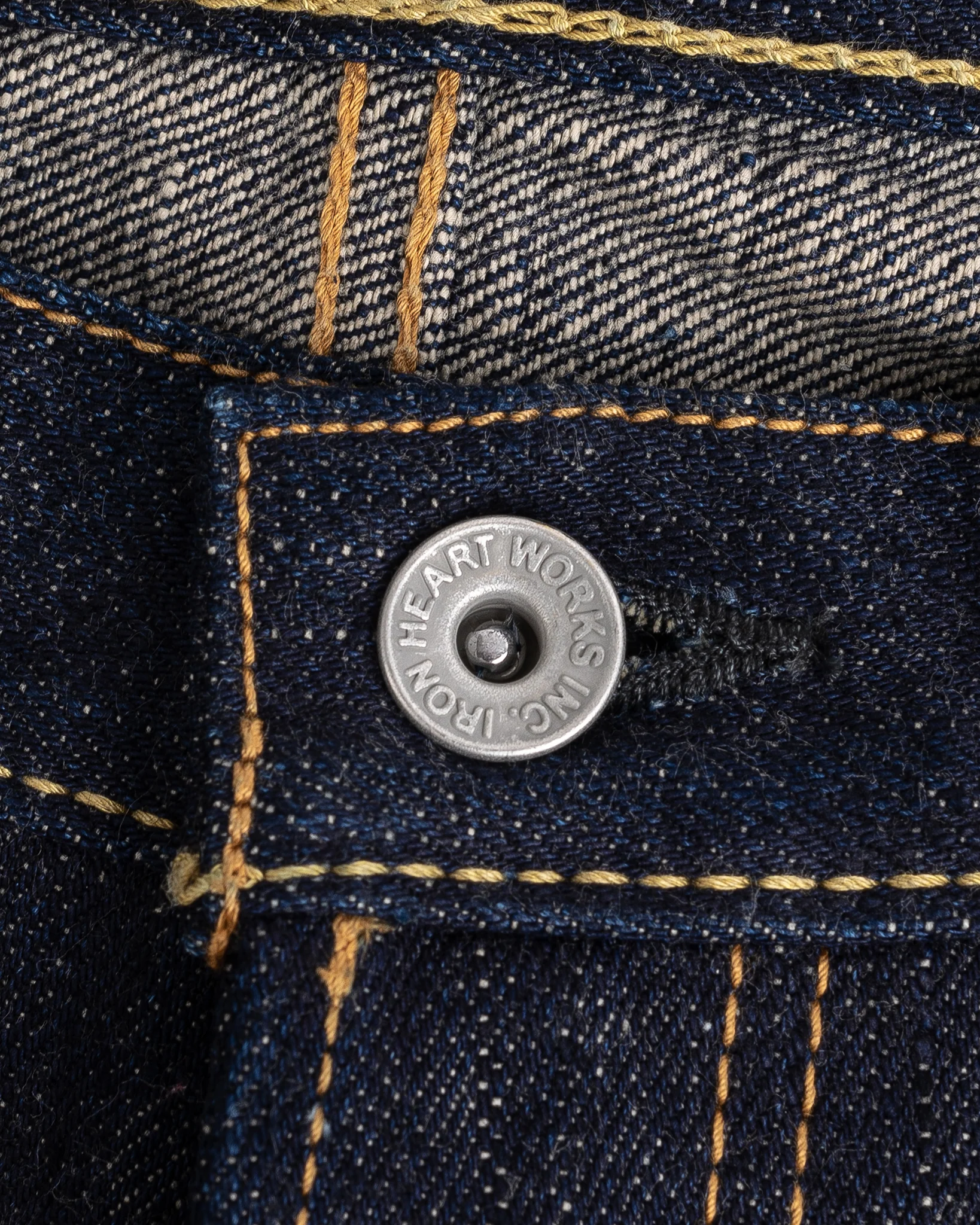 18oz Vintage Selvedge Denim Relaxed Tapered Cut Jeans - Indigo
