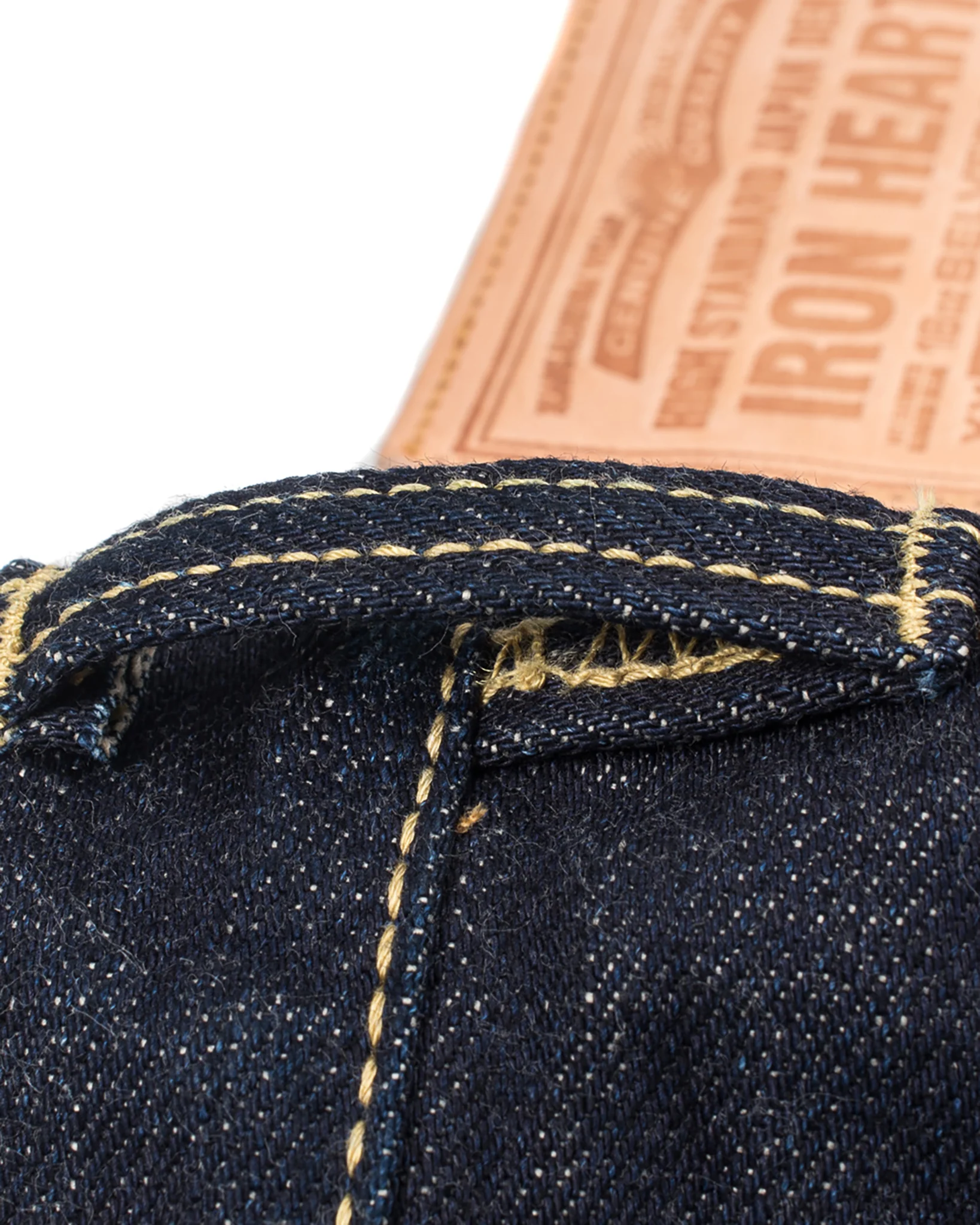 18oz Vintage Selvedge Denim Relaxed Tapered Cut Jeans - Indigo