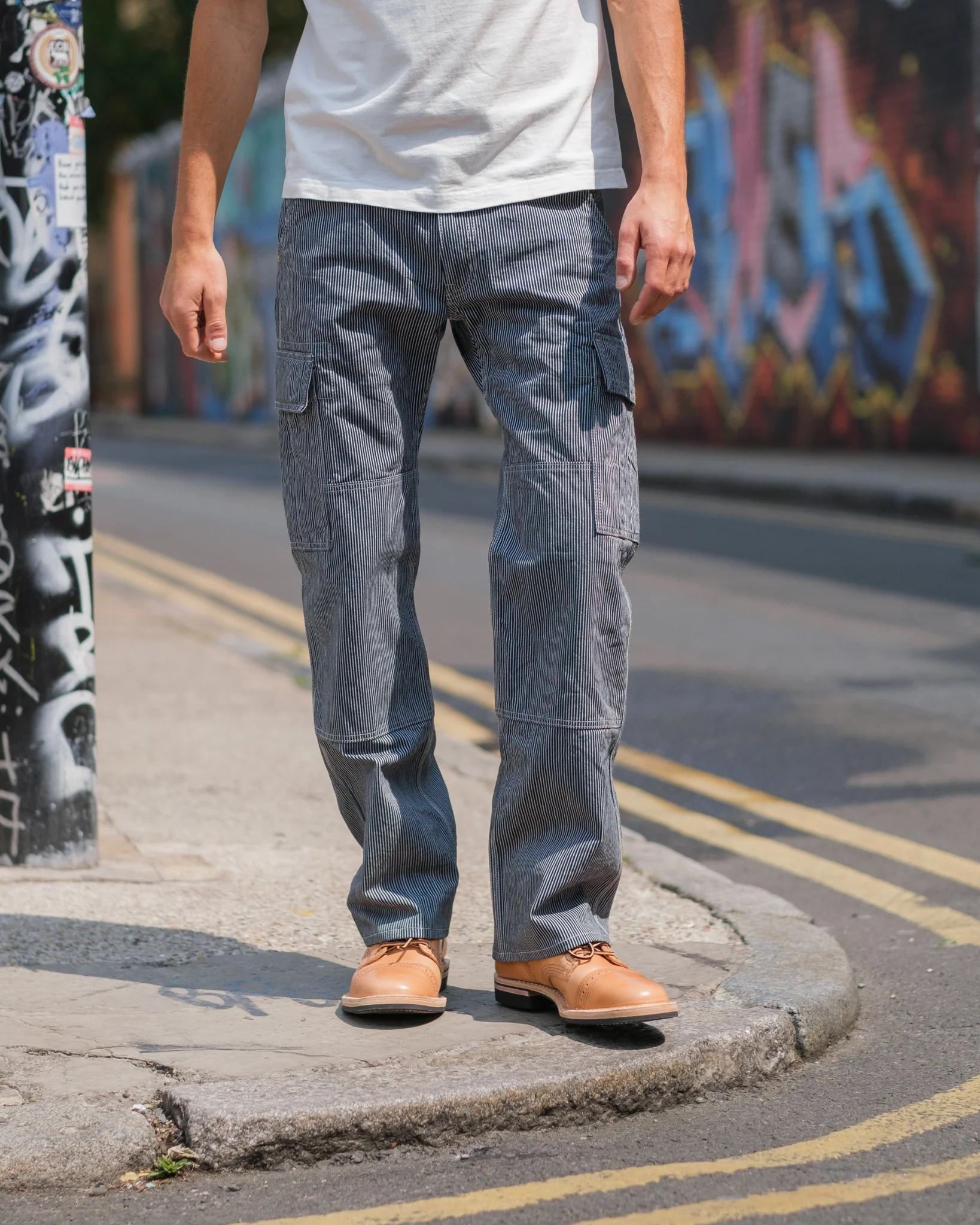 3059-10.5oz-narrow-stripe-hickory-cargo-pants-indigo-4.webp 10.5oz Narrow Stripe Hickory Cargo Pants - Indigo