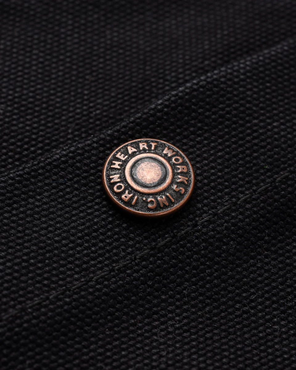 20oz Paraffin Coated Duck Chore Jacket - Black