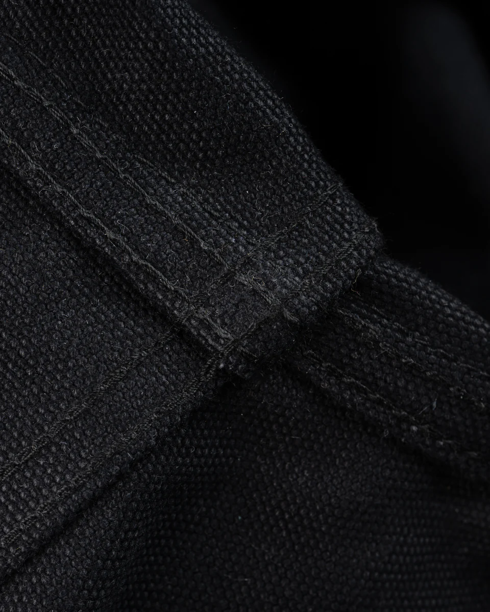 20oz Paraffin Coated Duck Chore Jacket - Black