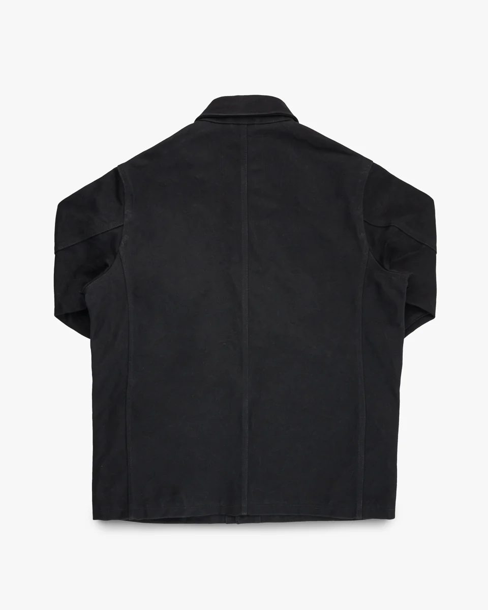 20oz Paraffin Coated Duck Chore Jacket - Black