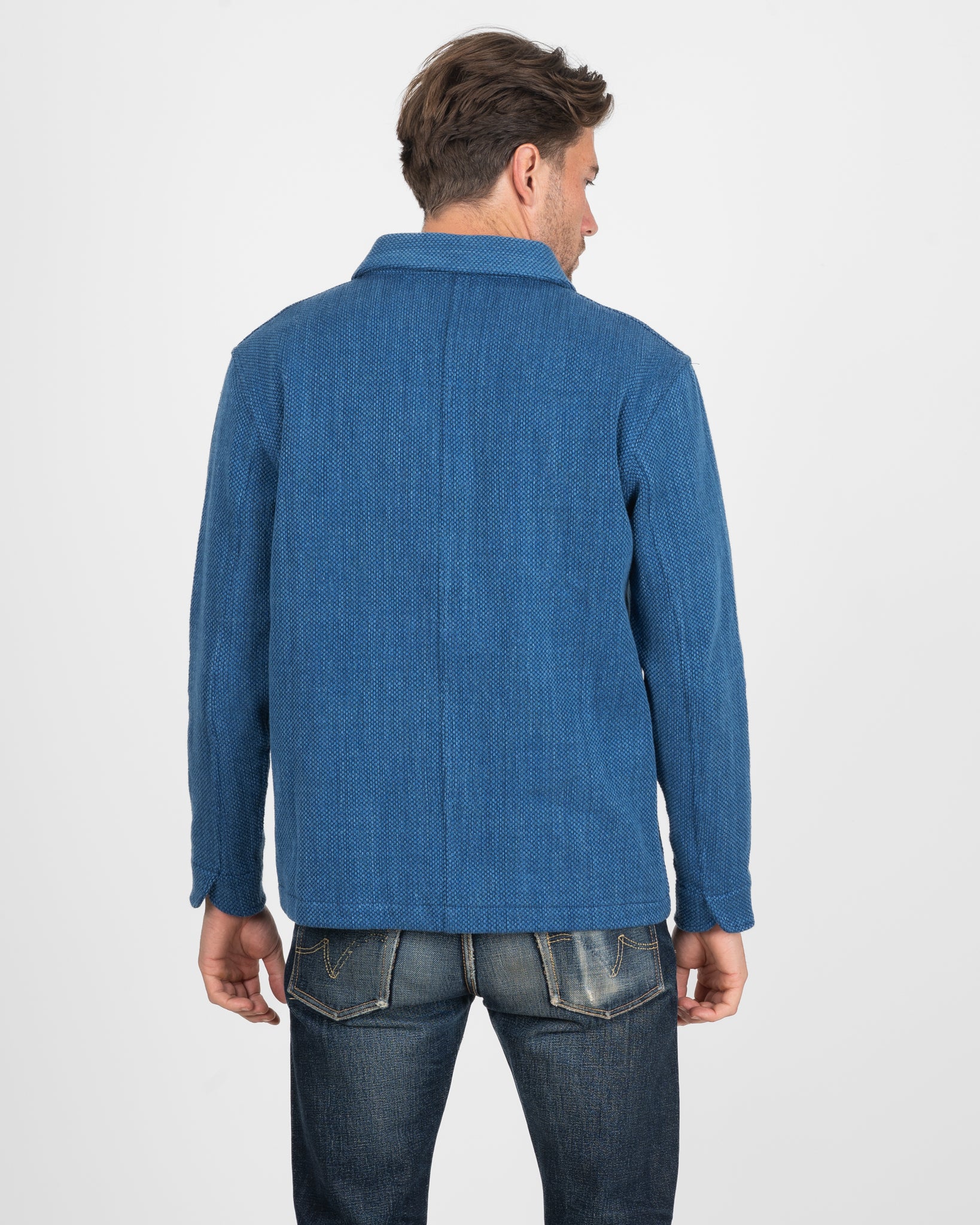 3326-stf-japanese-bleached-sashiko-chore-jacket-indigo-6.jpg STF Japanese Bleached Sashiko Chore Jacket - Indigo