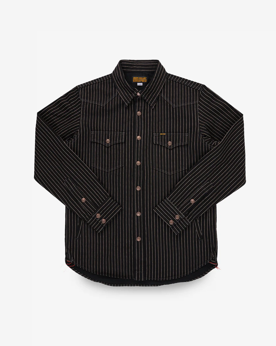 3395-12oz-wabash-cpo-shirt-black-1.webp 12oz Wabash CPO Shirt - Black