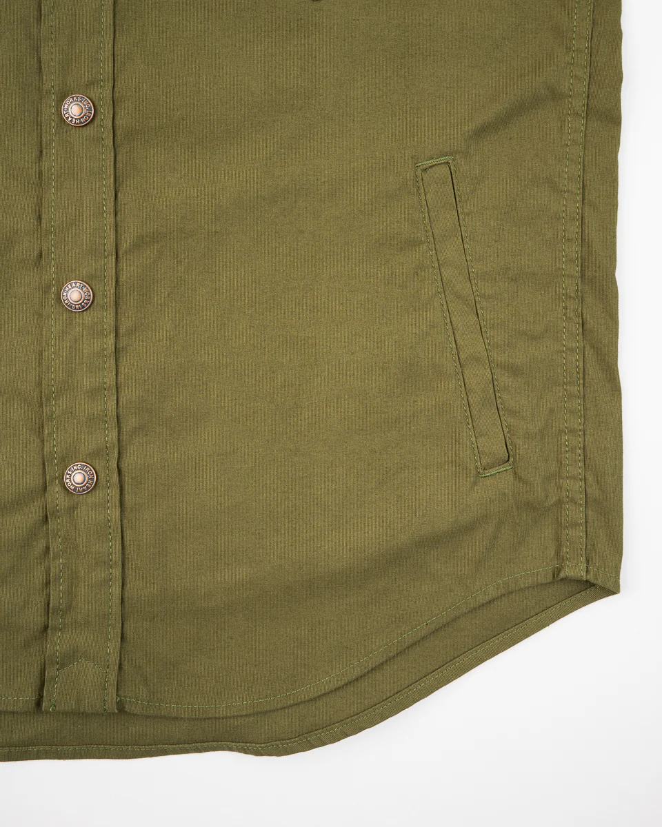 8oz Military Whipcord CPO Shirt - Olive
