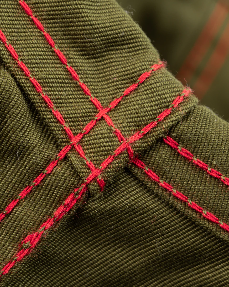 8oz Military Whipcord CPO Shirt - Olive