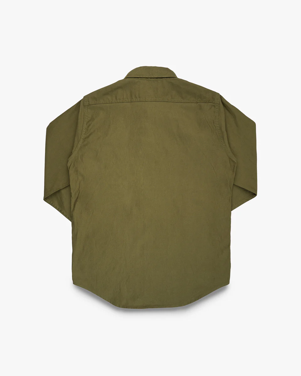 8oz Military Whipcord CPO Shirt - Olive