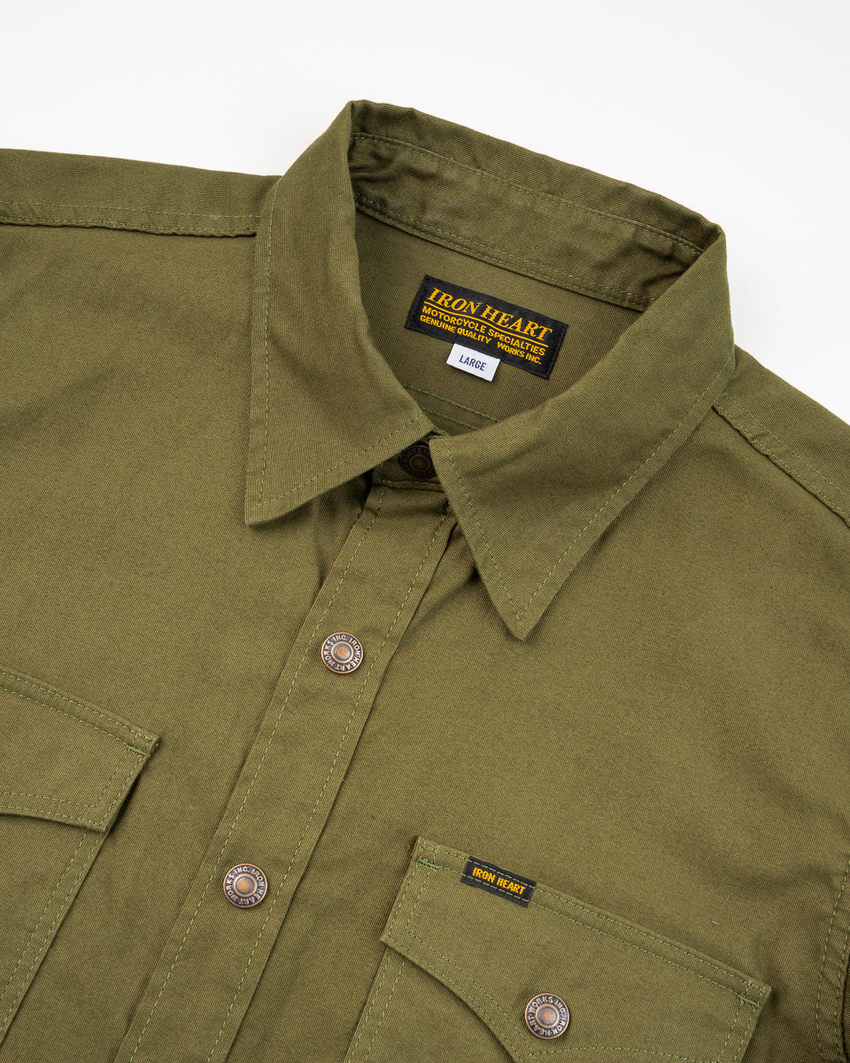 8oz Military Whipcord CPO Shirt - Olive