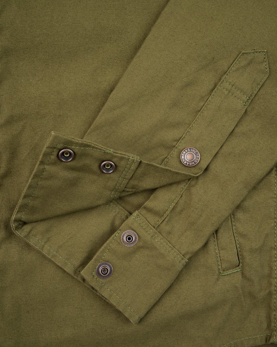 8oz Military Whipcord CPO Shirt - Olive