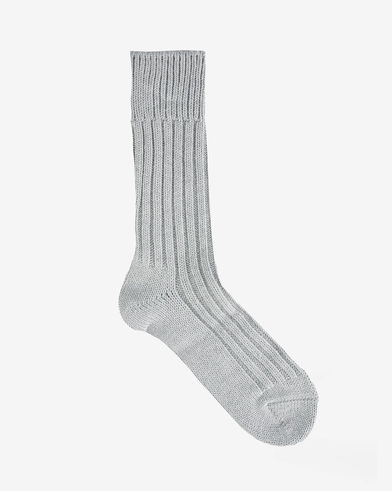Decka Cased Heavyweight Plain Socks - Feather Gray