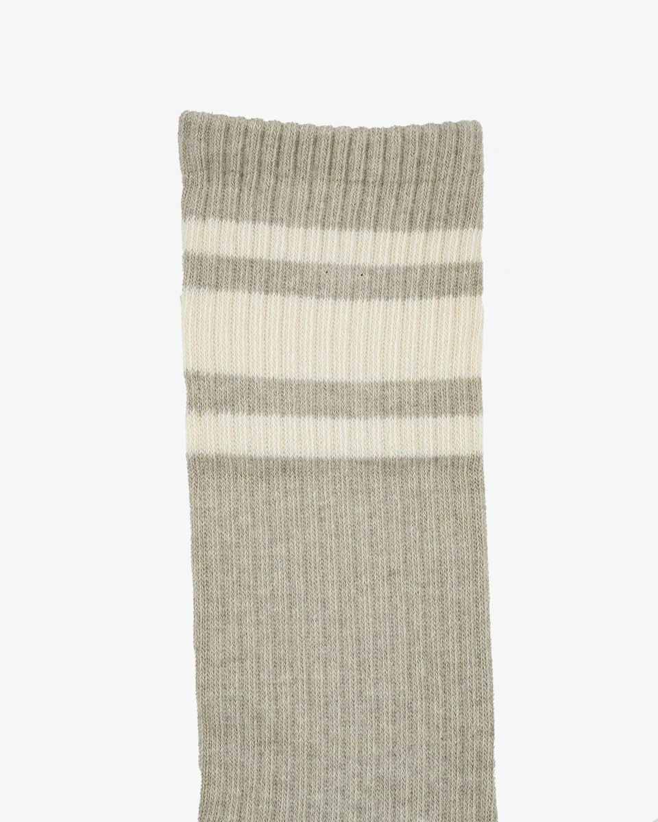 Decka Showatabé Organic '80s Skater Socks - Grey