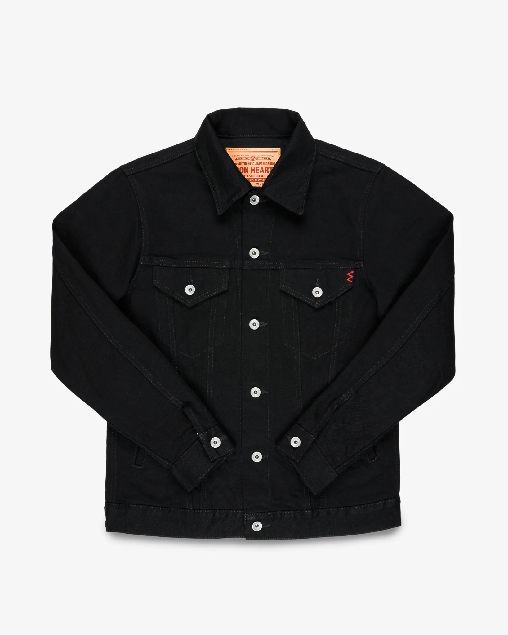 14oz Selvedge Denim Modified Type III Jacket -  Black/Black