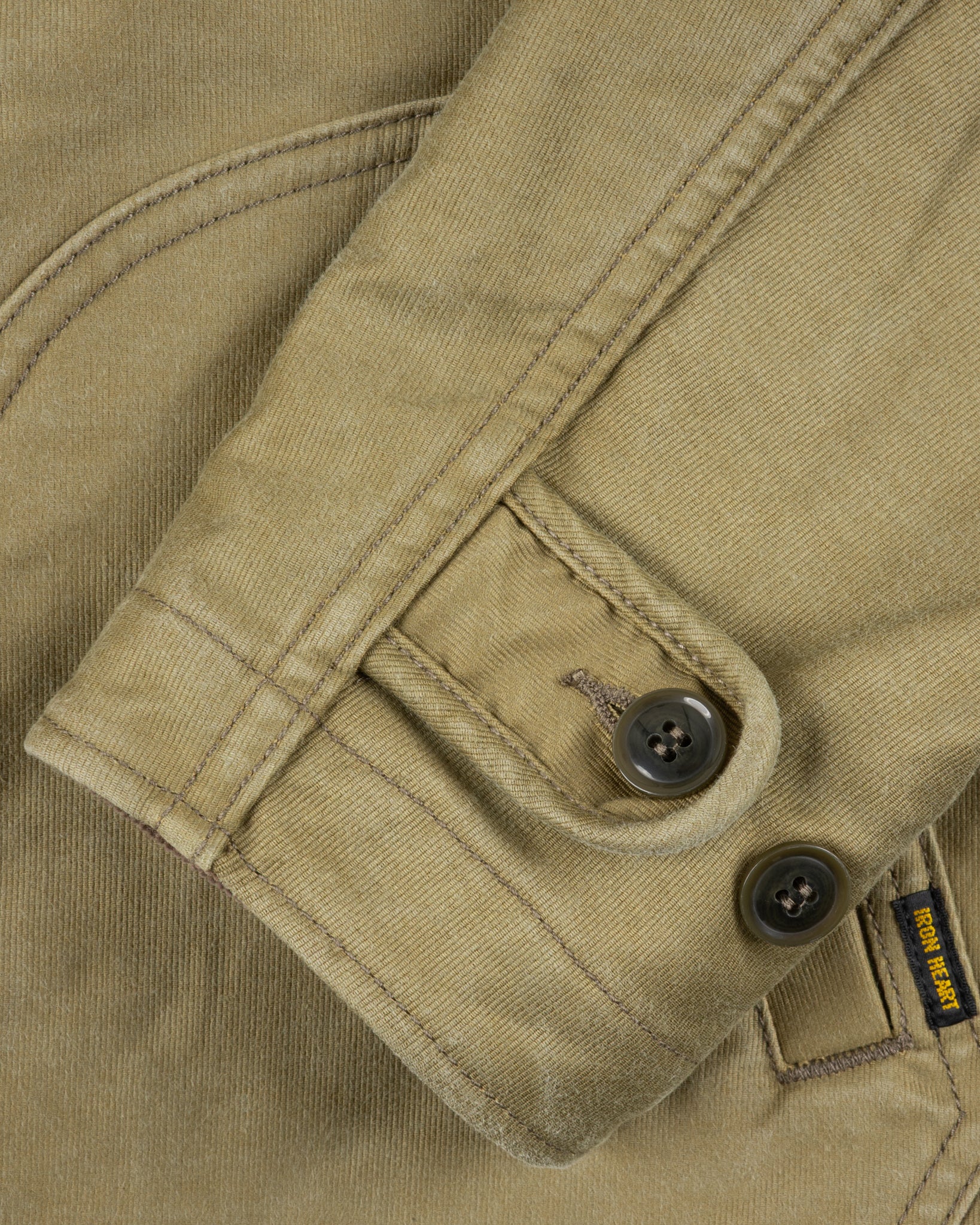 12oz Whipcord Lightweight N1 Deck Jacket - Khaki