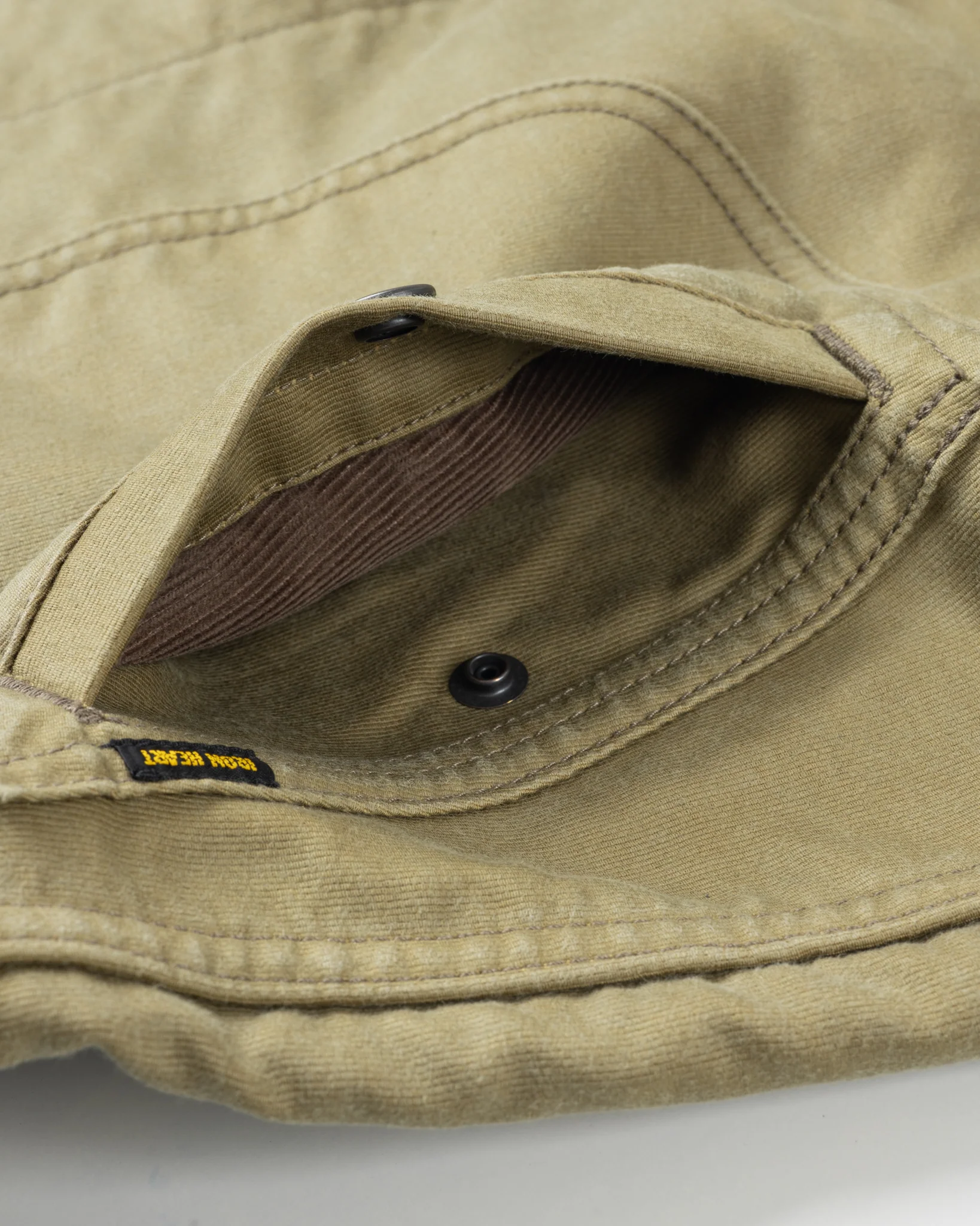 12oz Whipcord Lightweight N1 Deck Jacket - Khaki