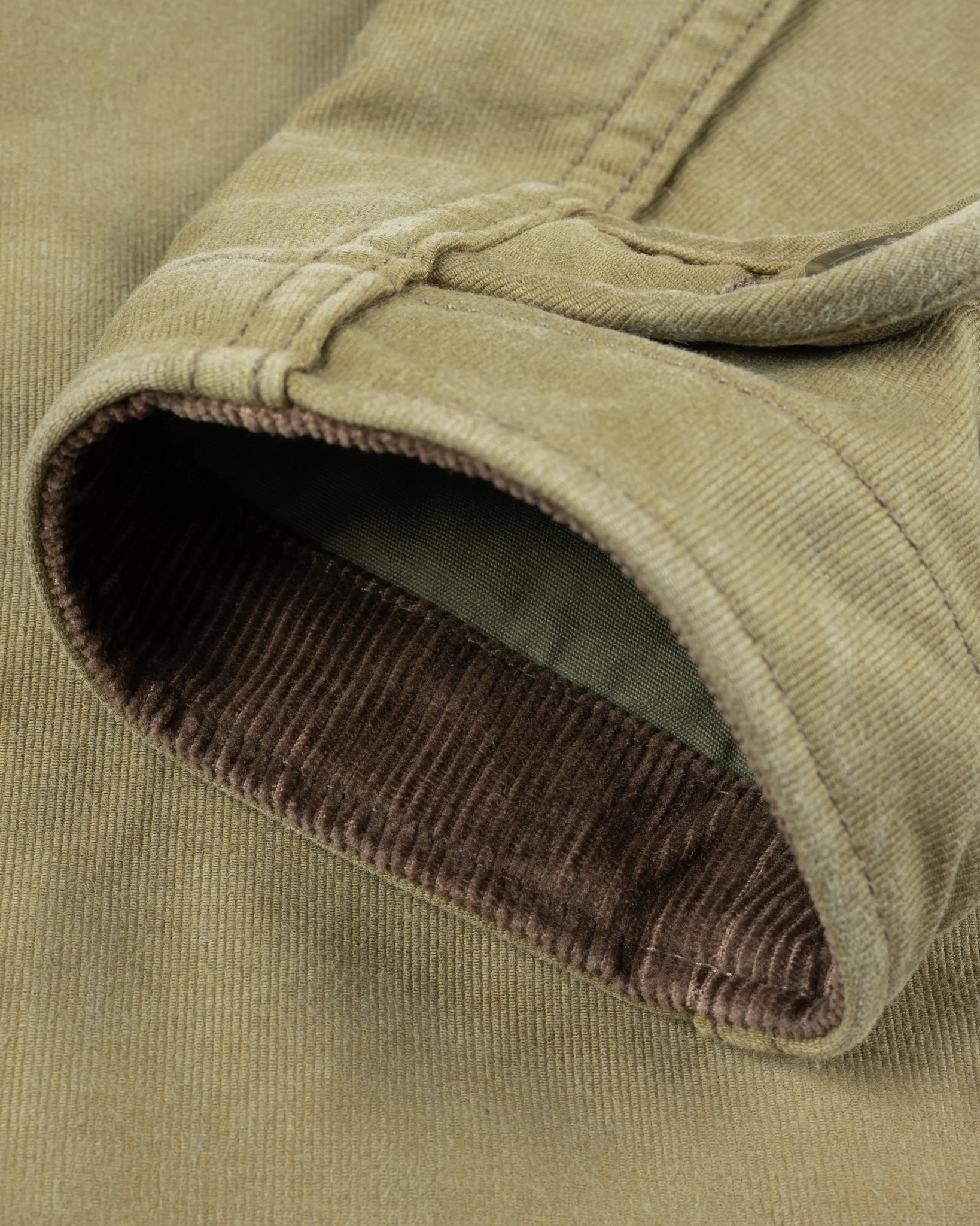 12oz Whipcord Lightweight N1 Deck Jacket - Khaki