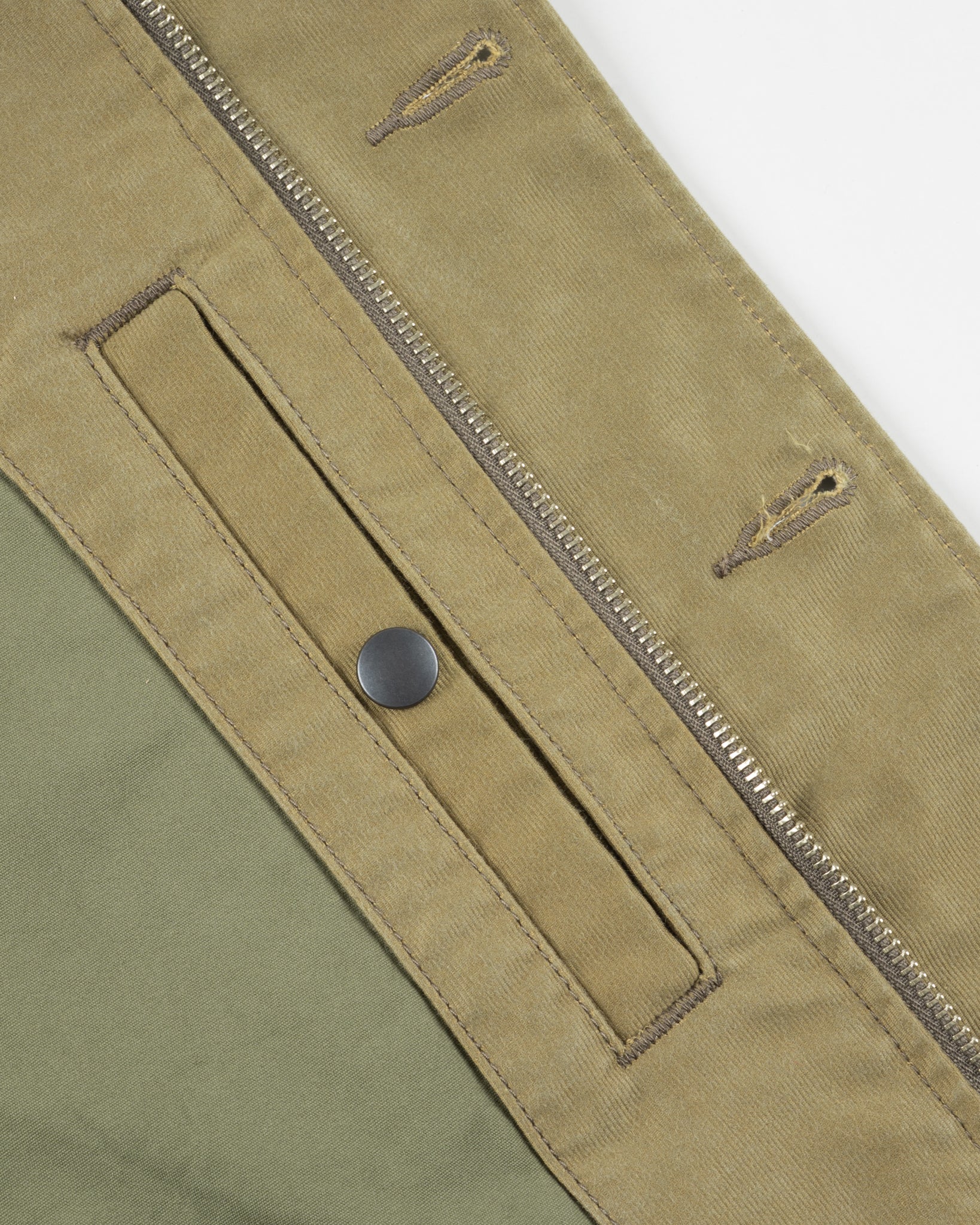12oz Whipcord Lightweight N1 Deck Jacket - Khaki