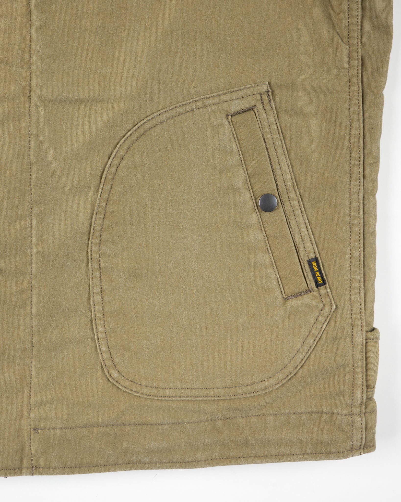 12oz Whipcord Lightweight N1 Deck Jacket - Khaki