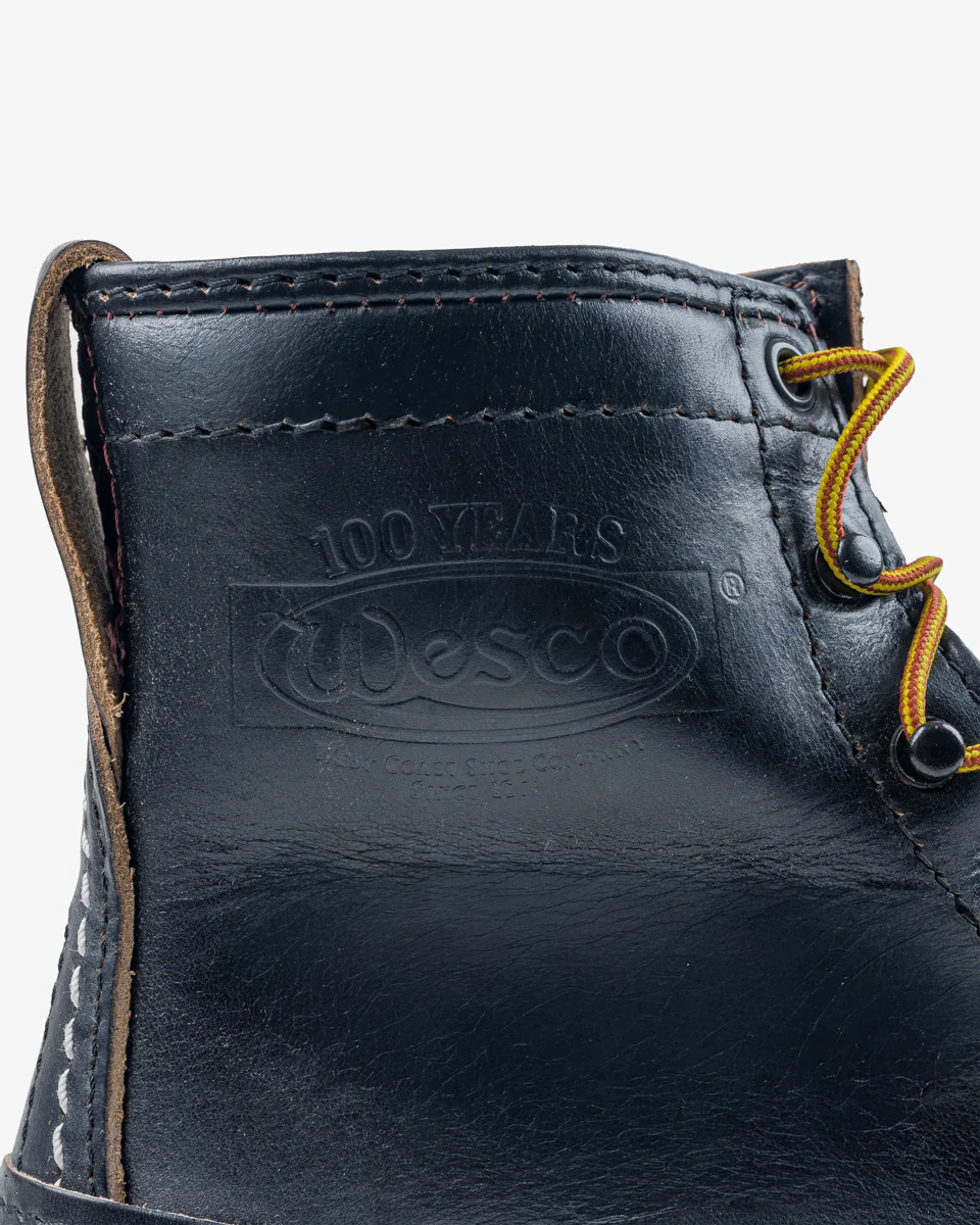 Iron Heart Int'l x Wesco® - 8" Jobmaster® Boot - Black CXL. The "Journeyman"