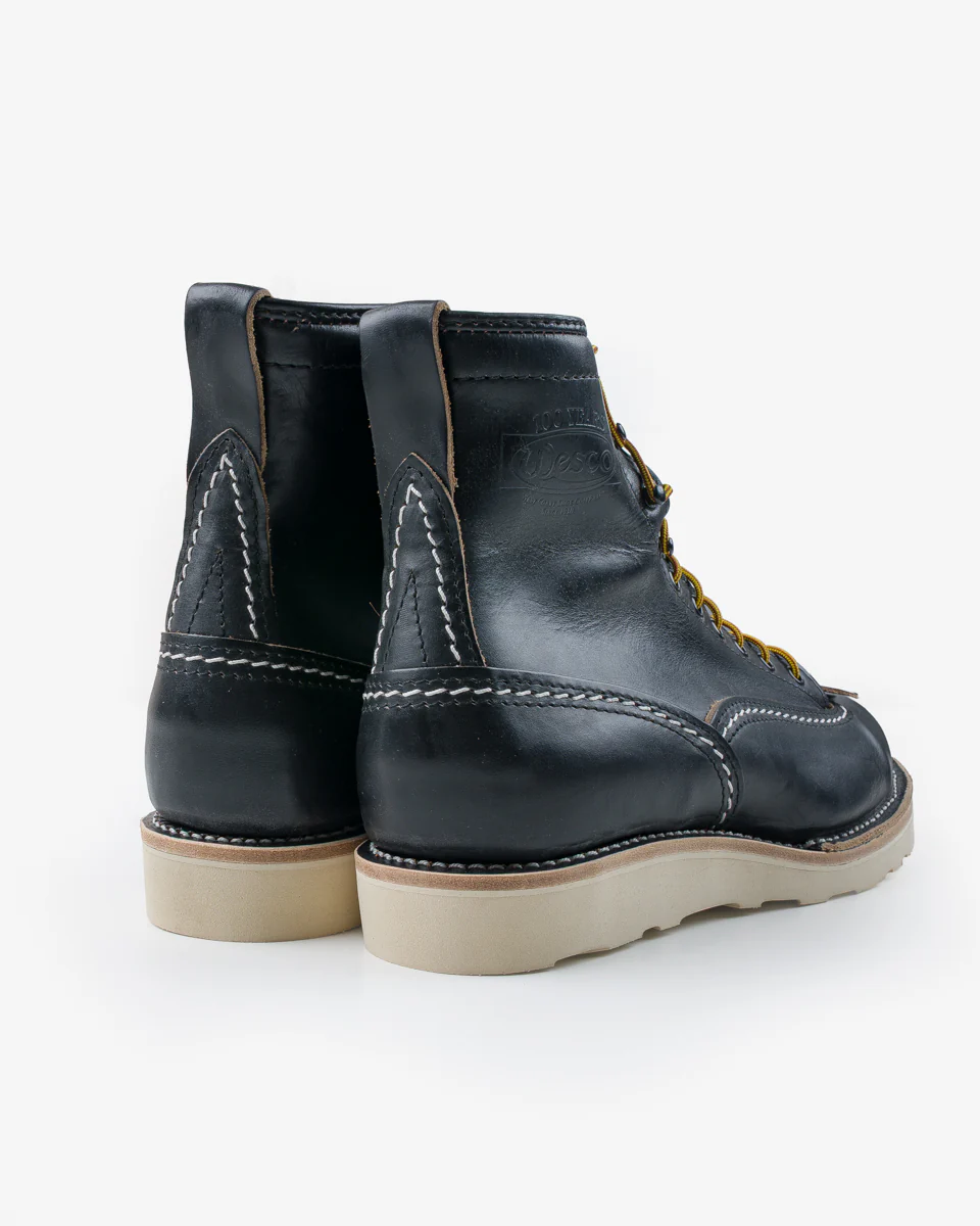 Iron Heart Int'l x Wesco® - 8" Jobmaster® Boot - Black CXL. The "Journeyman"